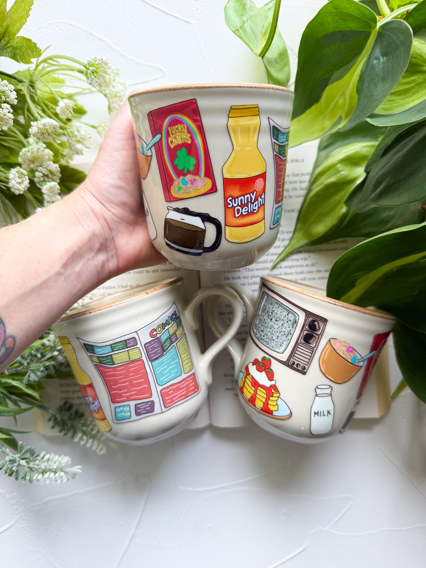 Saturday Morning 1999 Vintage Mugs
