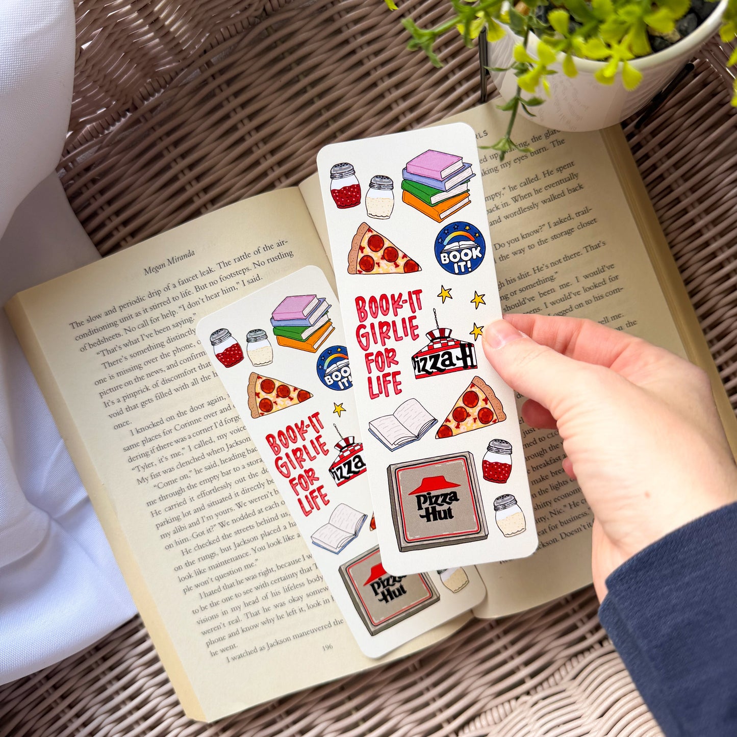 Book It Girlie For Life Bookmark