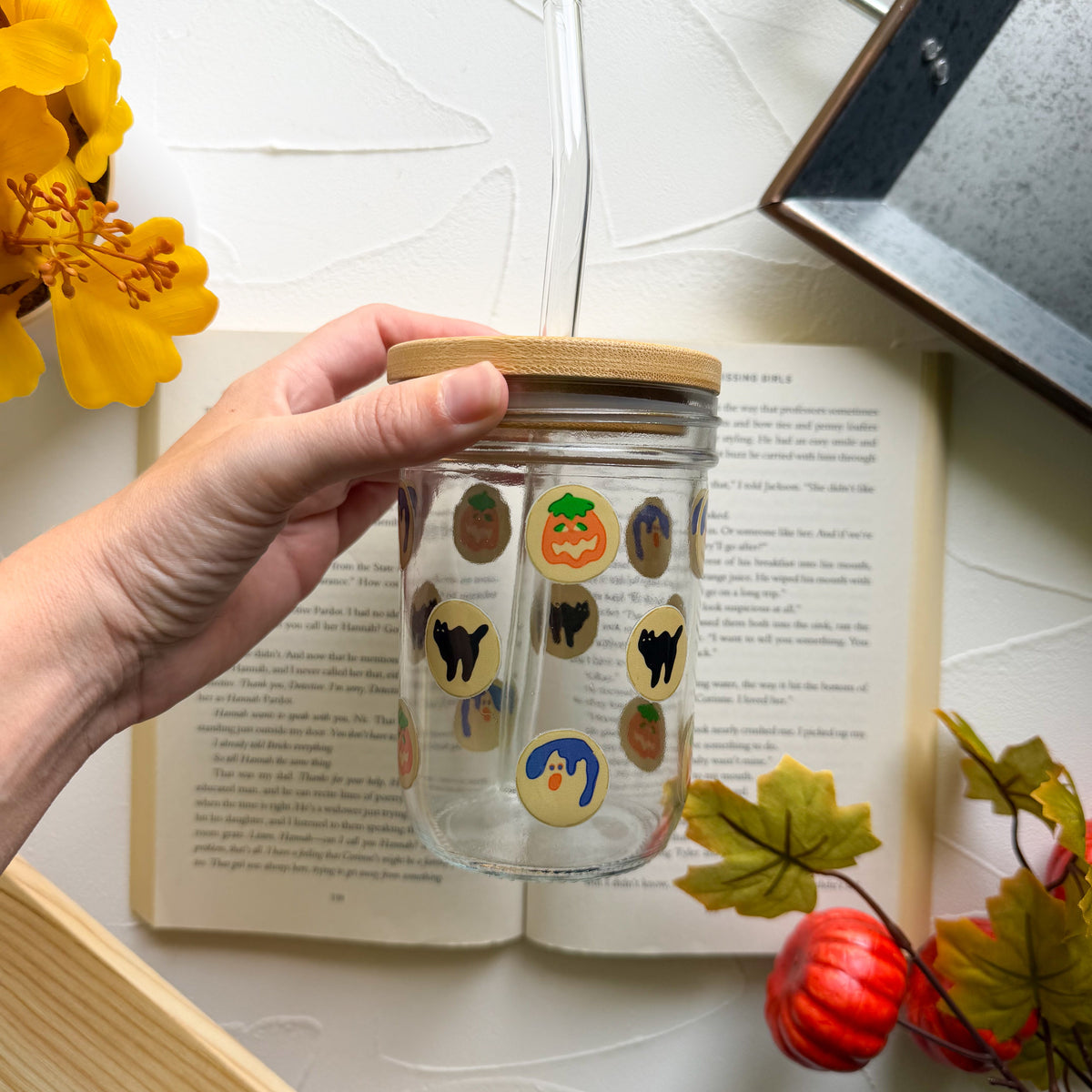 Cookie Mason Jar Cup
