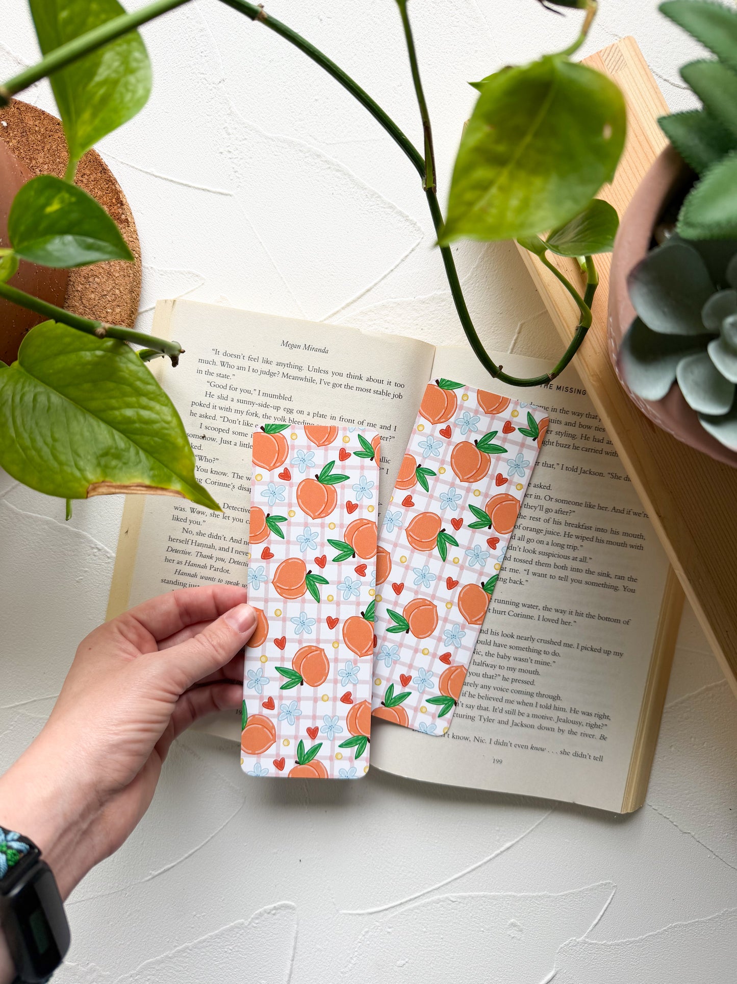 Summer Peaches Bookmark