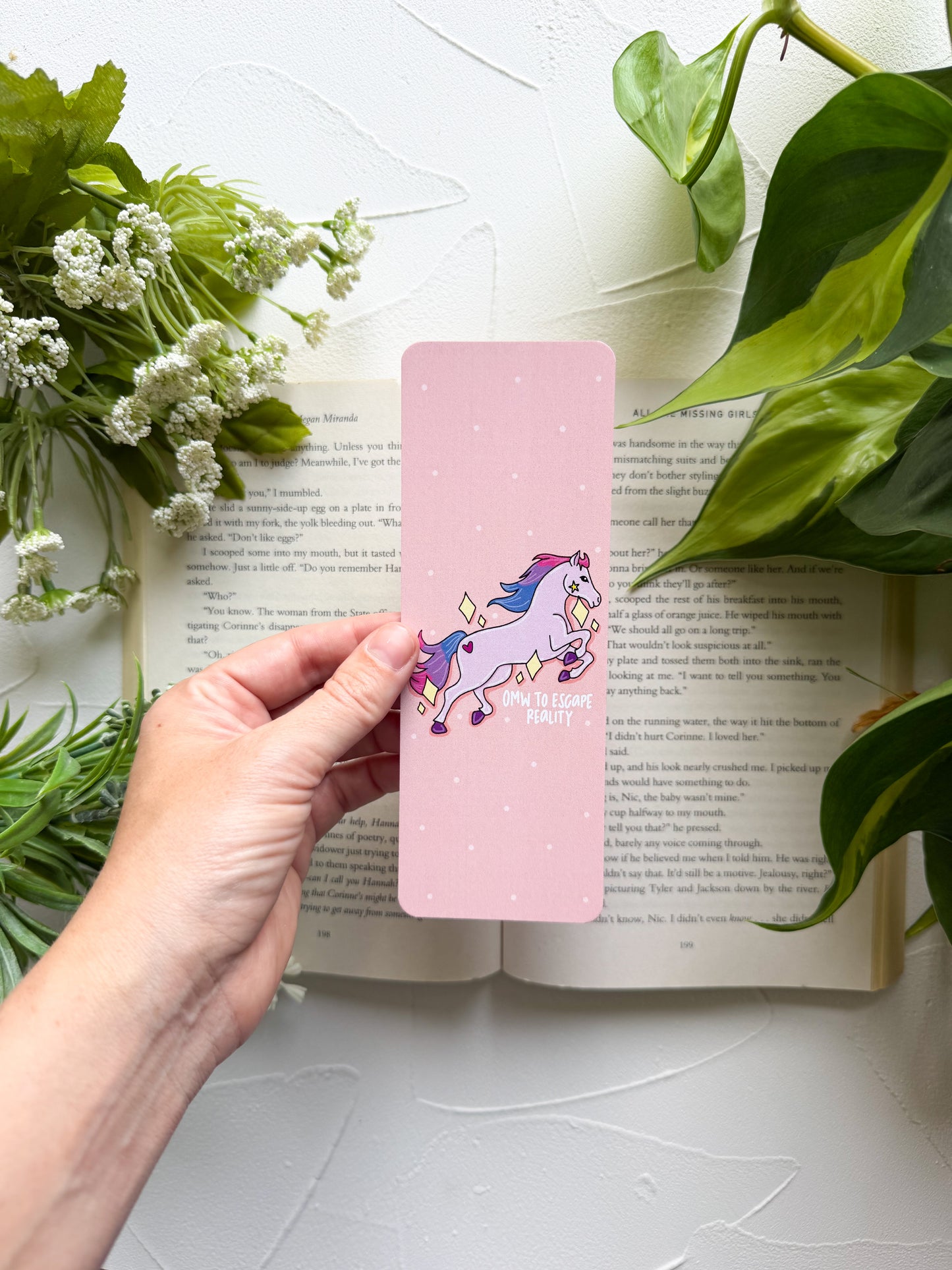 OMW To Escape Reality Bookmark