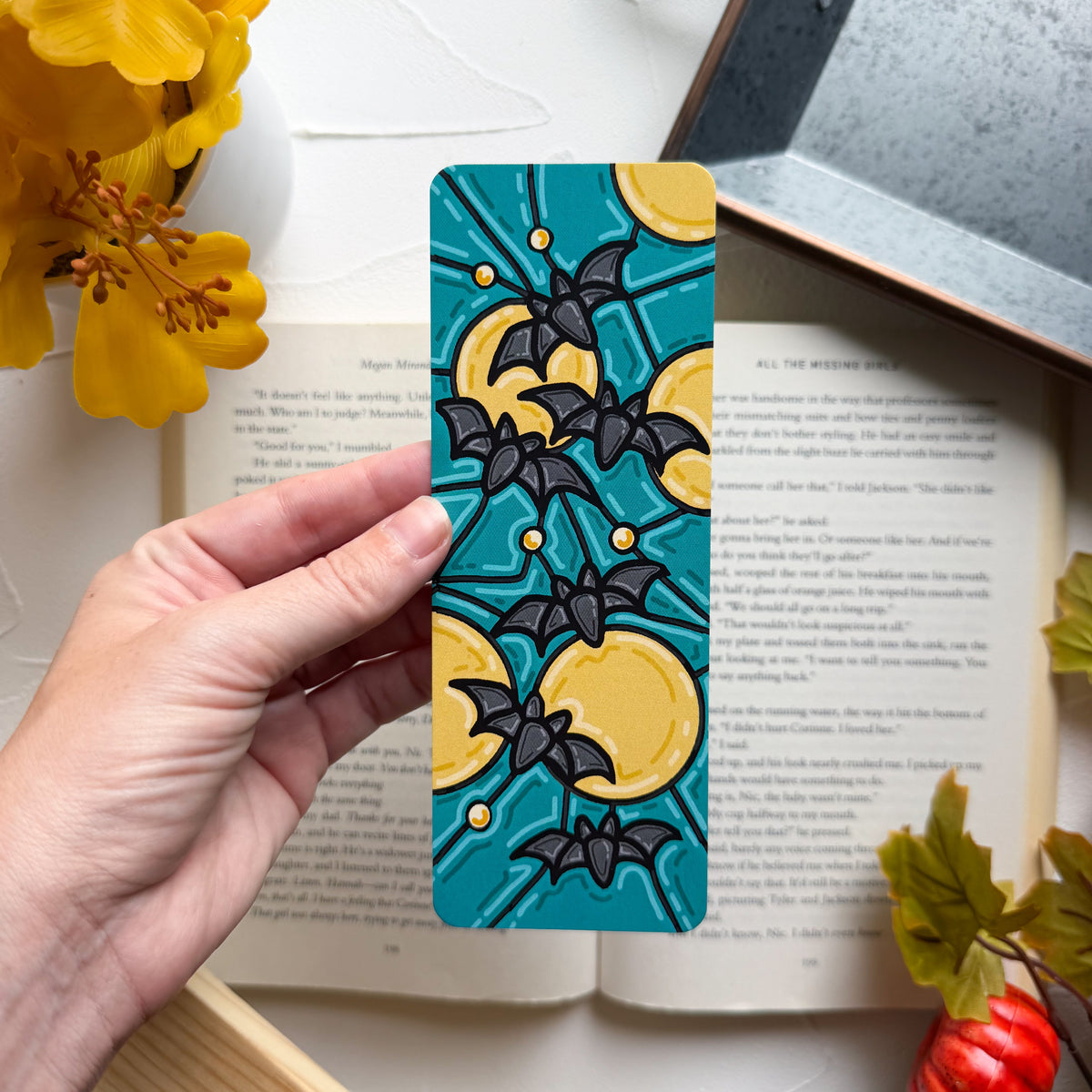 Bat Glass Bookmark