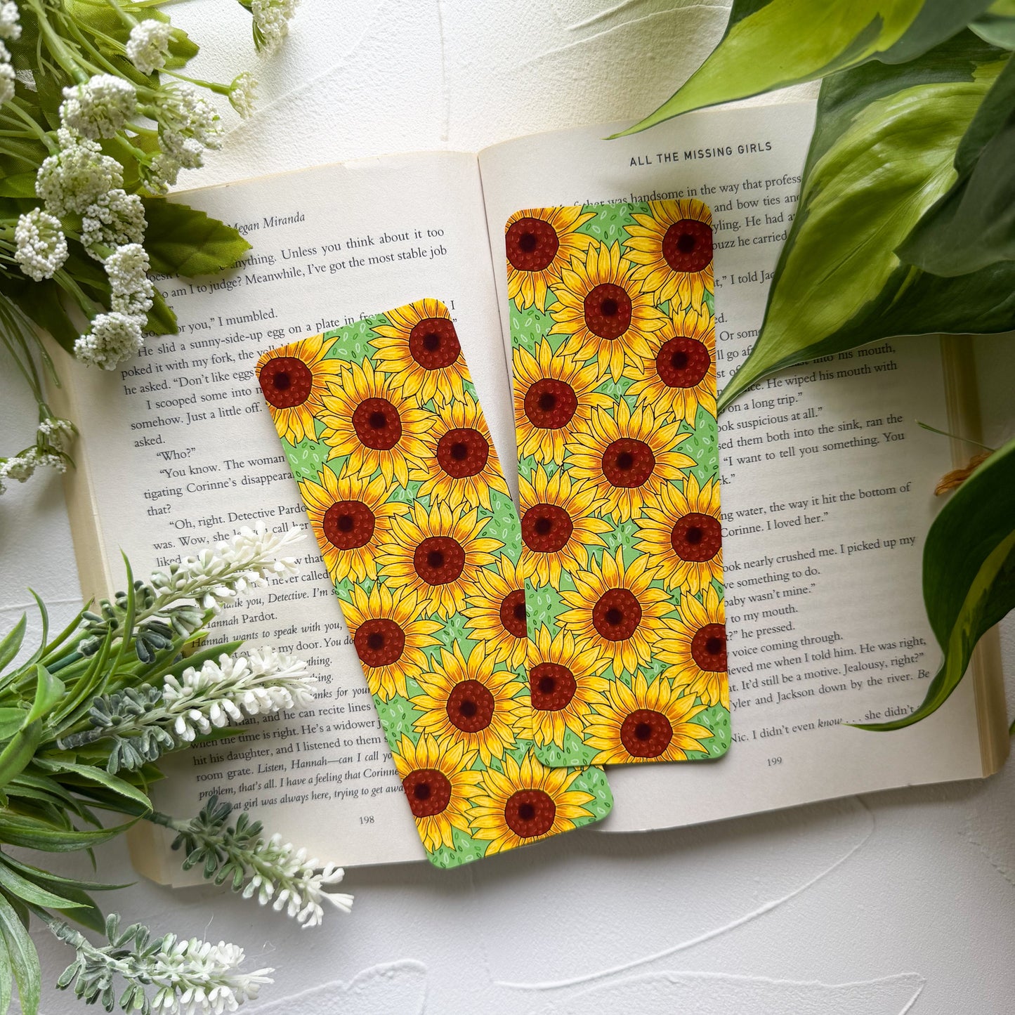 Late Summer Sunflowers Bookmark