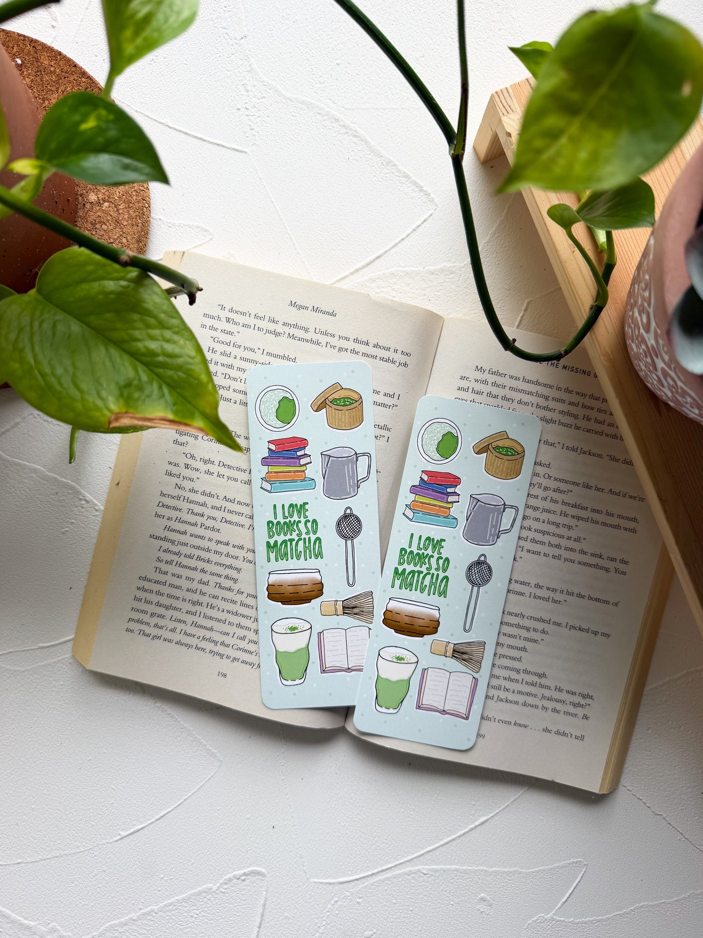 I Love Books So Matcha Bookmark