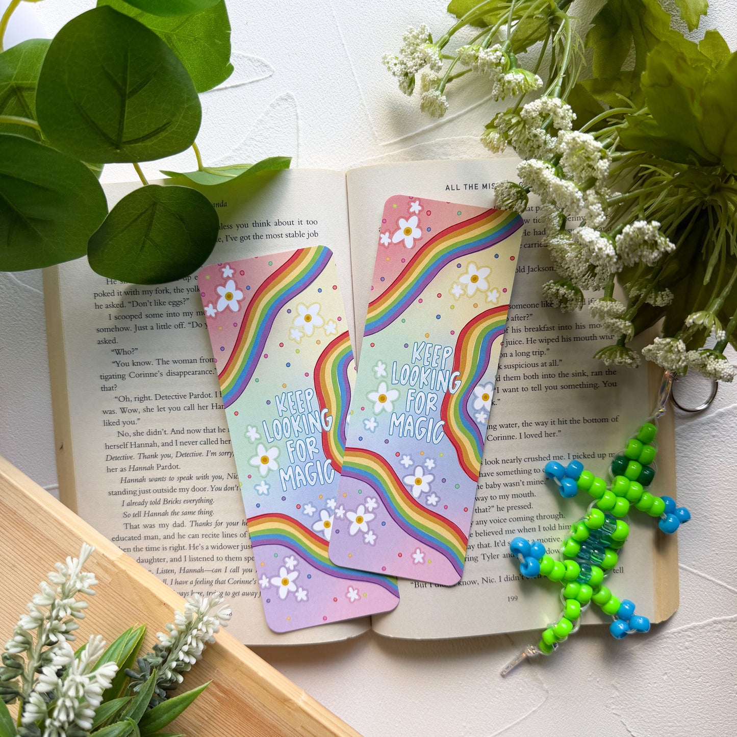 Keep Looking For Magic Bookmark