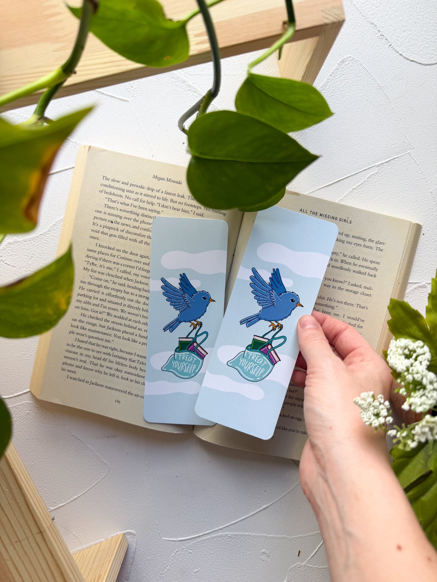 Treat Yourself Bookmark