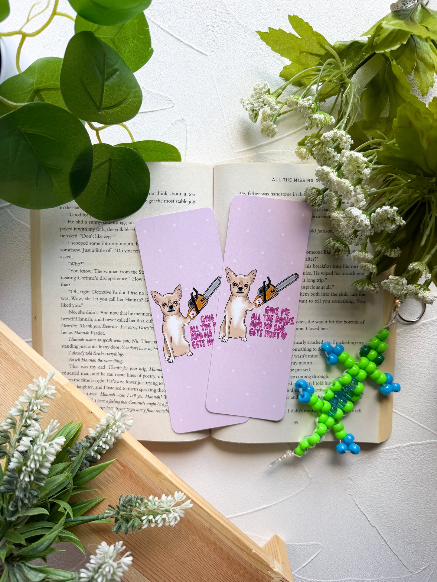 Give Me All the Books and No One Gets Hurt Bookmark