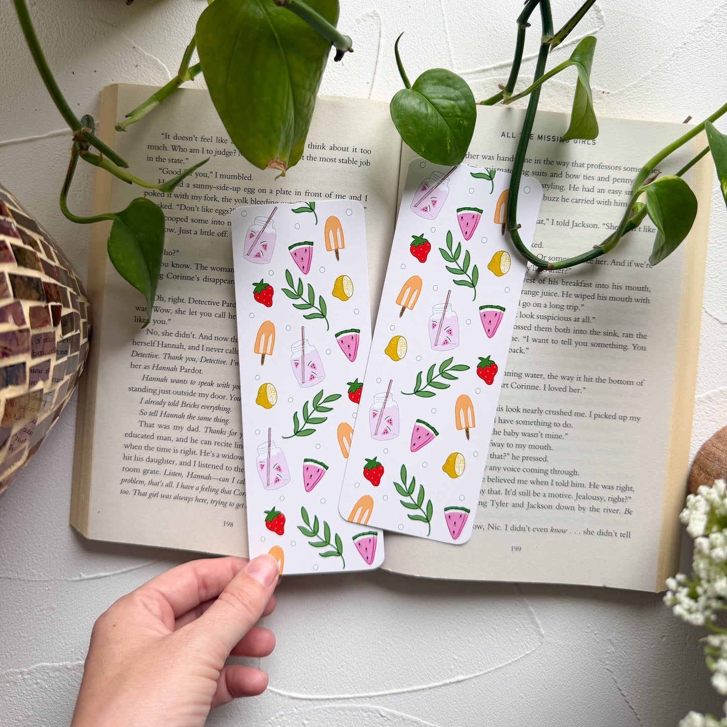 Watermelon Moonshine Bookmark