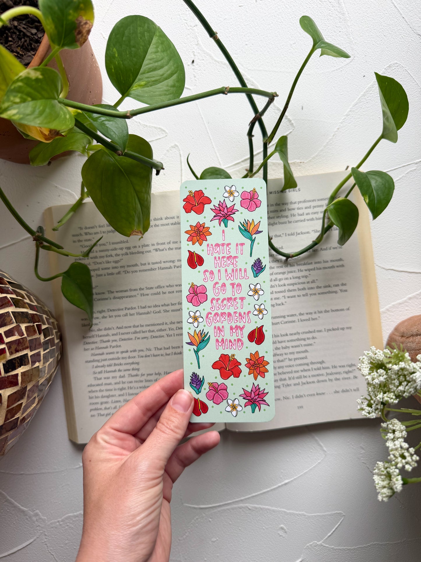 Secret Gardens In My Mind Bookmark