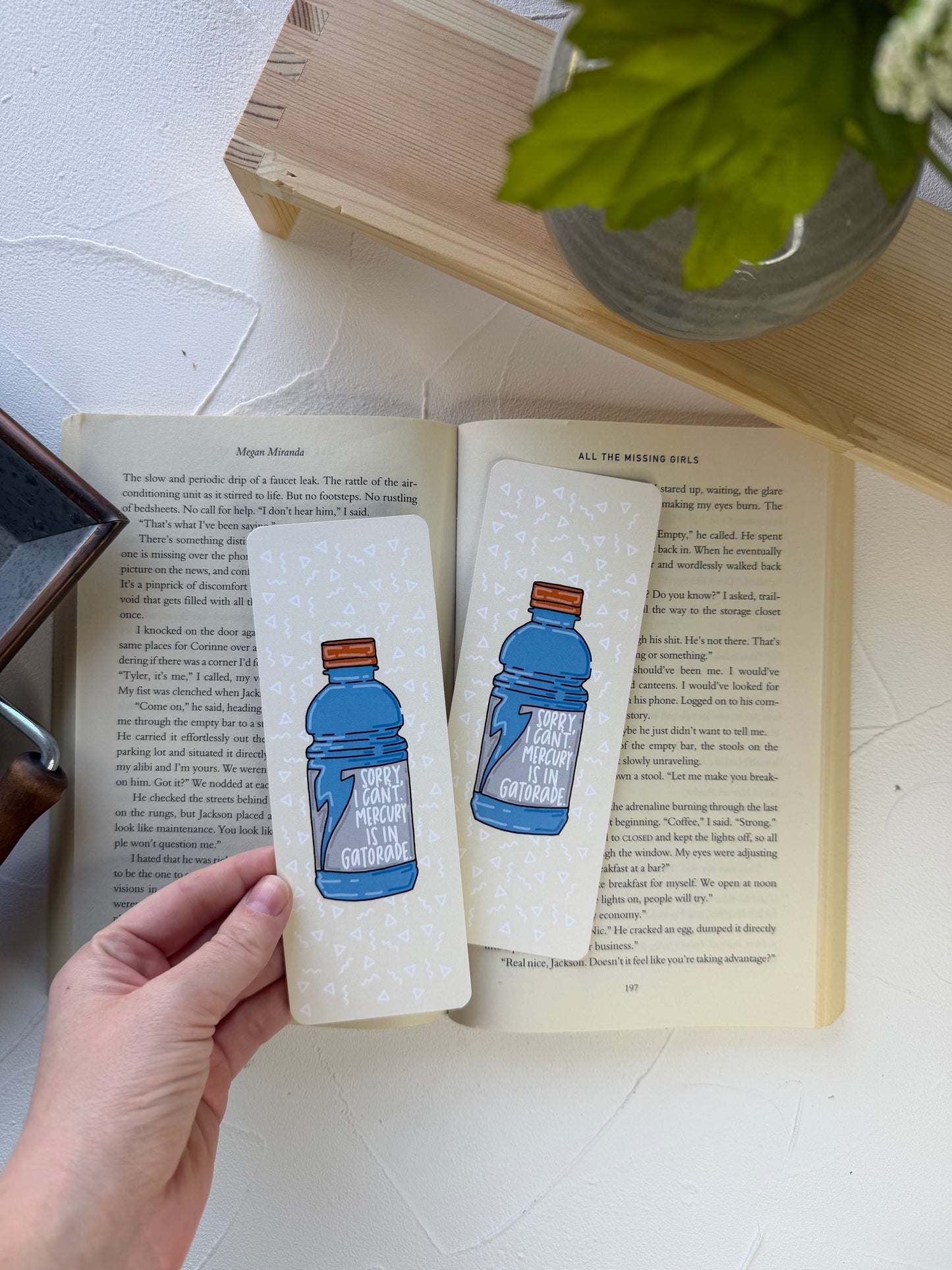 Mercury Is In Gatorade Bookmark