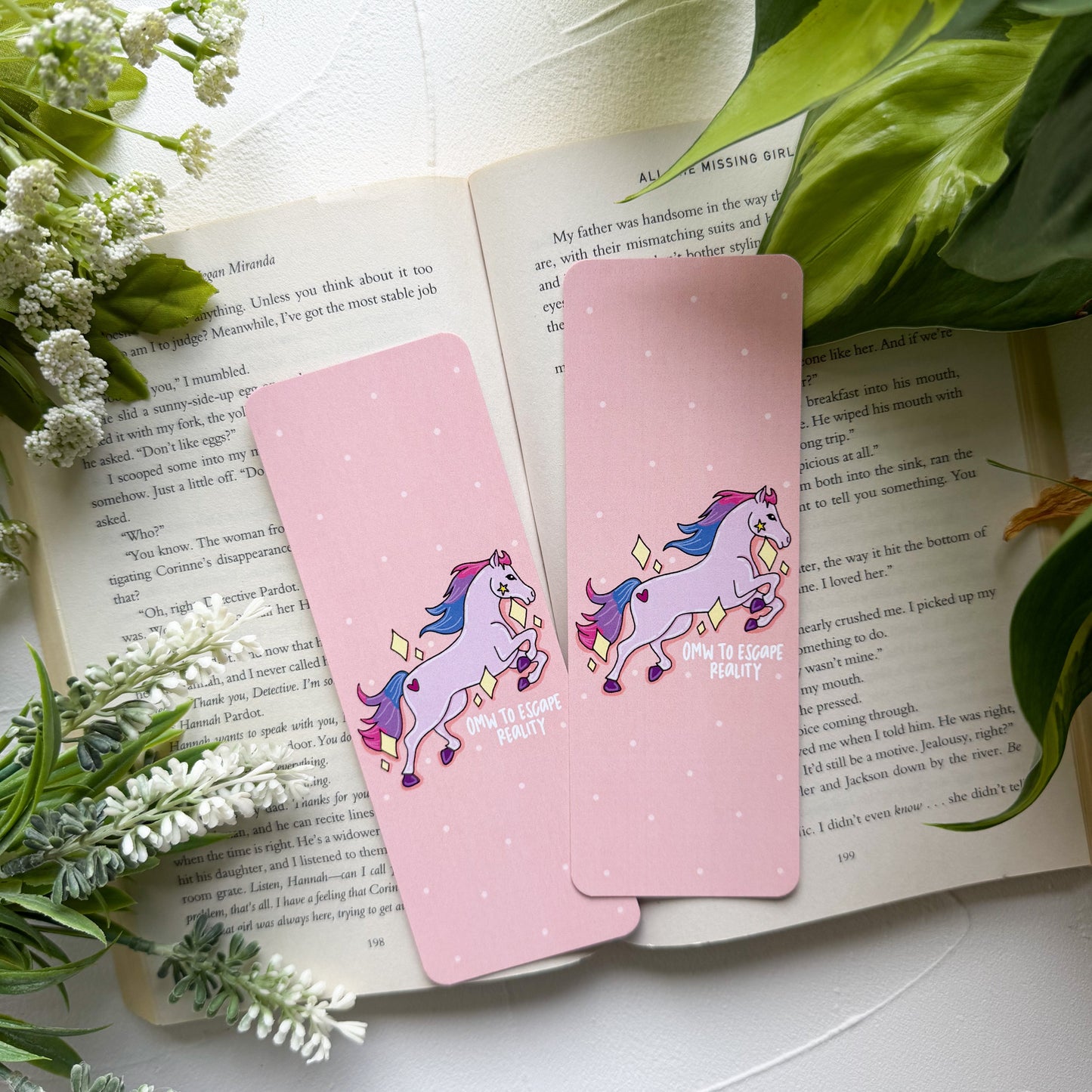 OMW To Escape Reality Bookmark