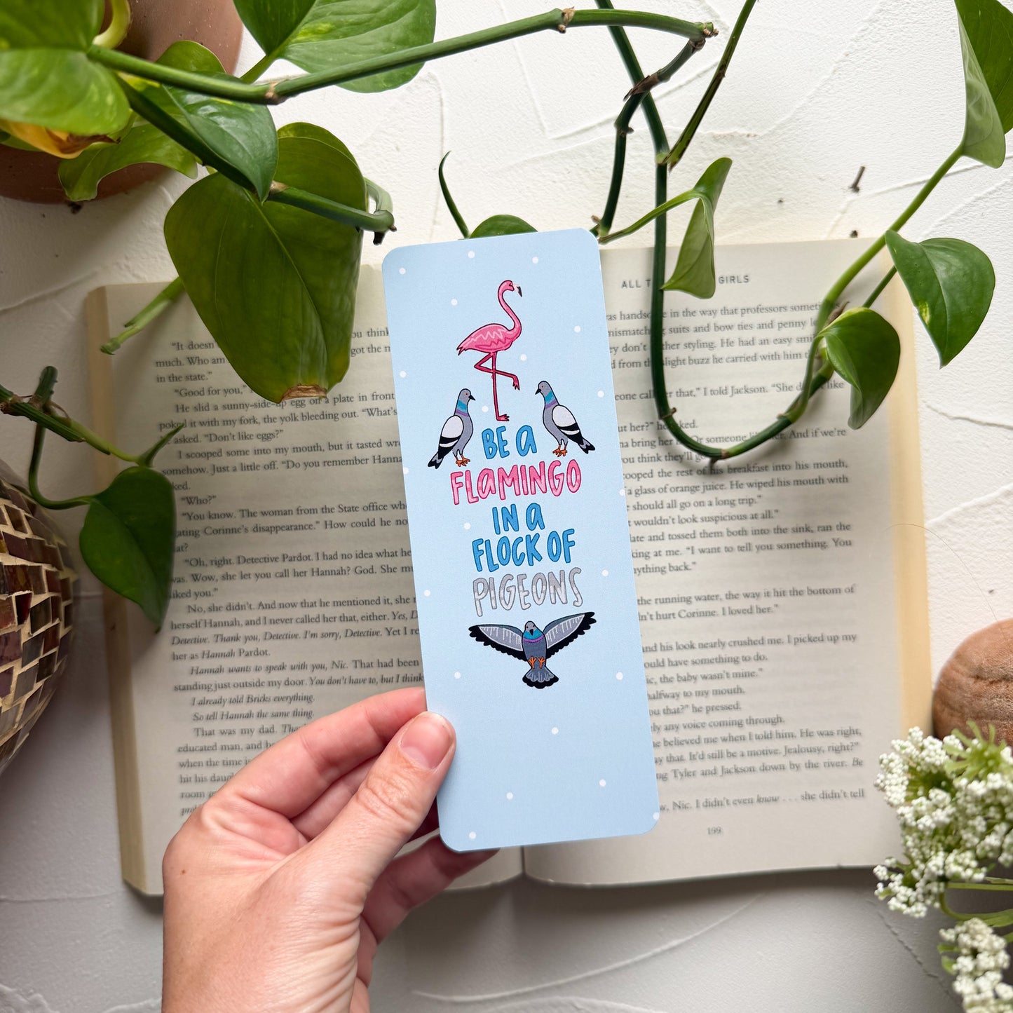 Be A Flamingo Bookmark