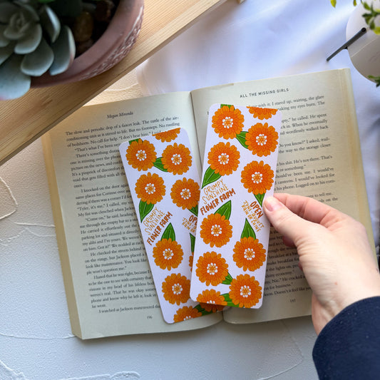 Grumpy Sunshine Flower Farm Bookmark