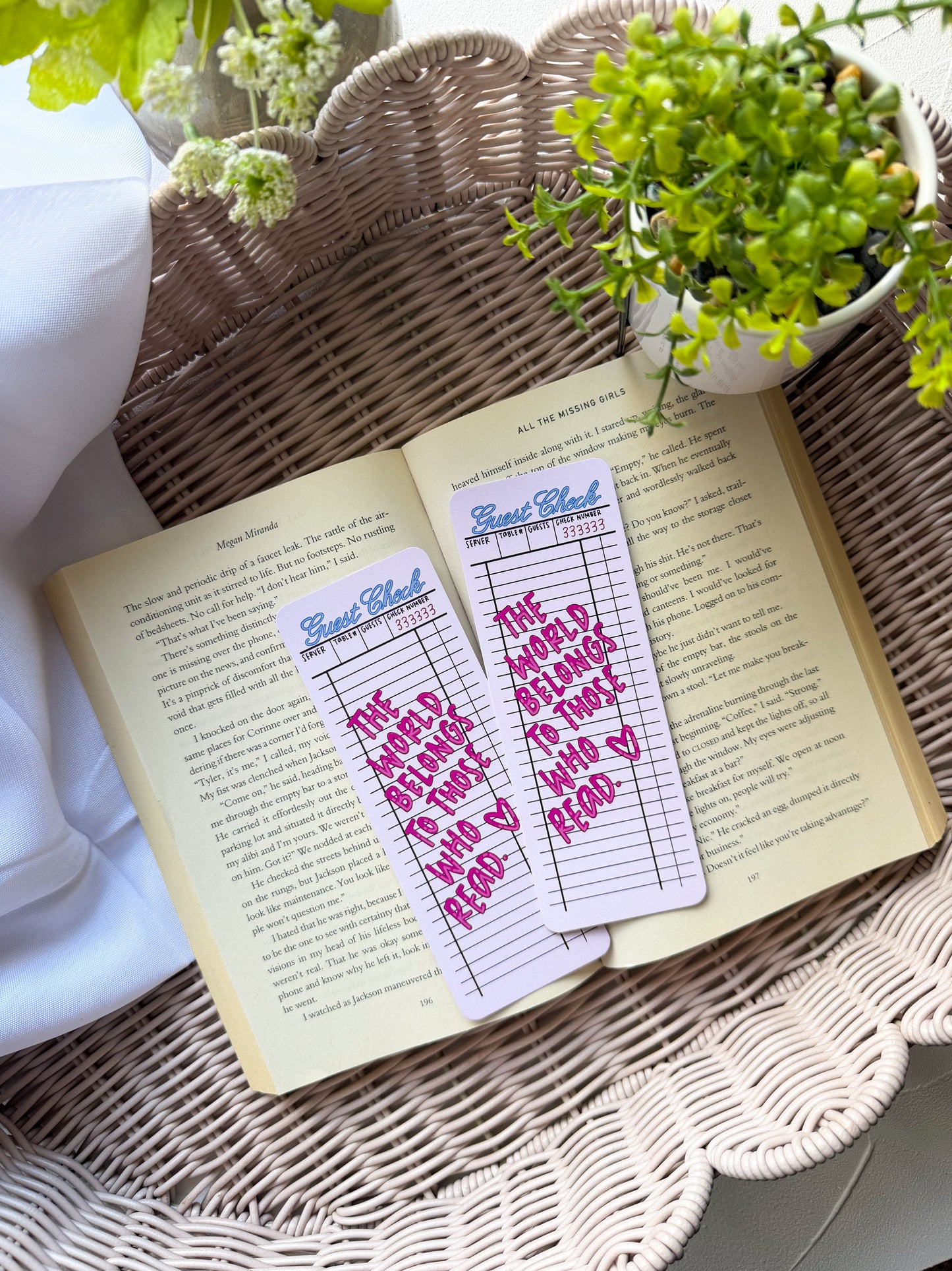 The World Belongs To Those Who Read Bookmark (Guest Check #2)