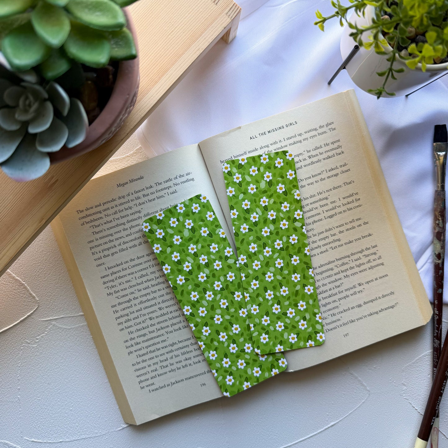 Field Of Daisies Bookmark
