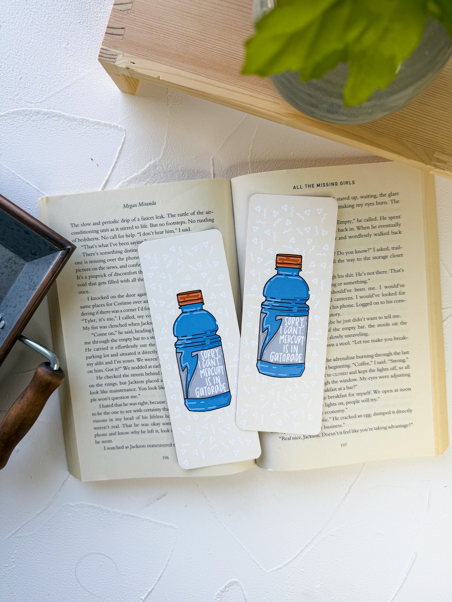 Mercury Is In Gatorade Bookmark