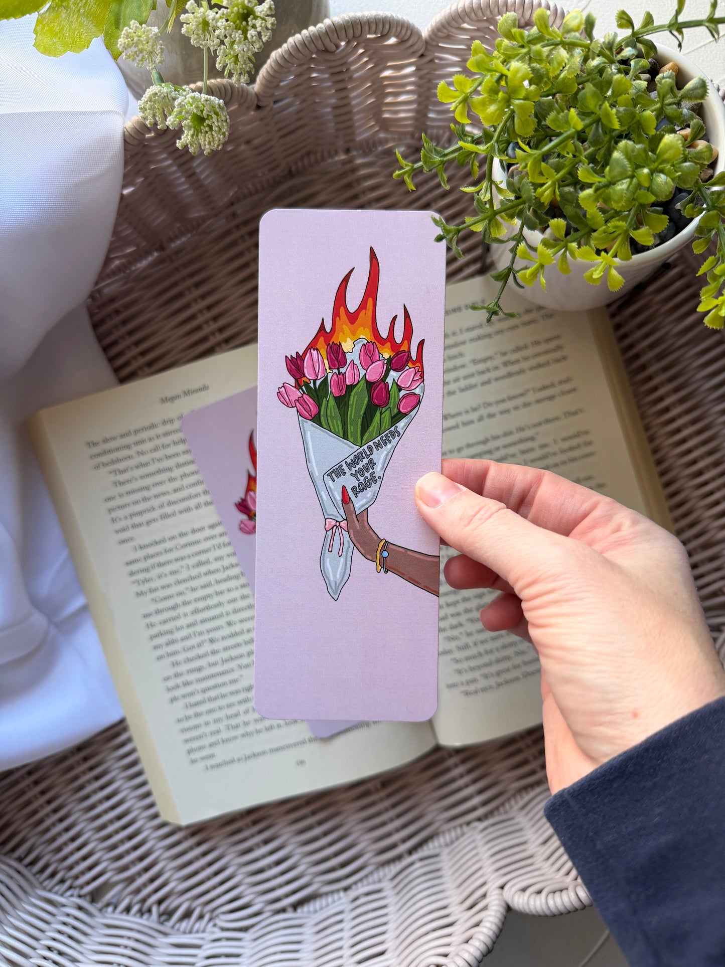 The World Needs Your Rage Bookmark