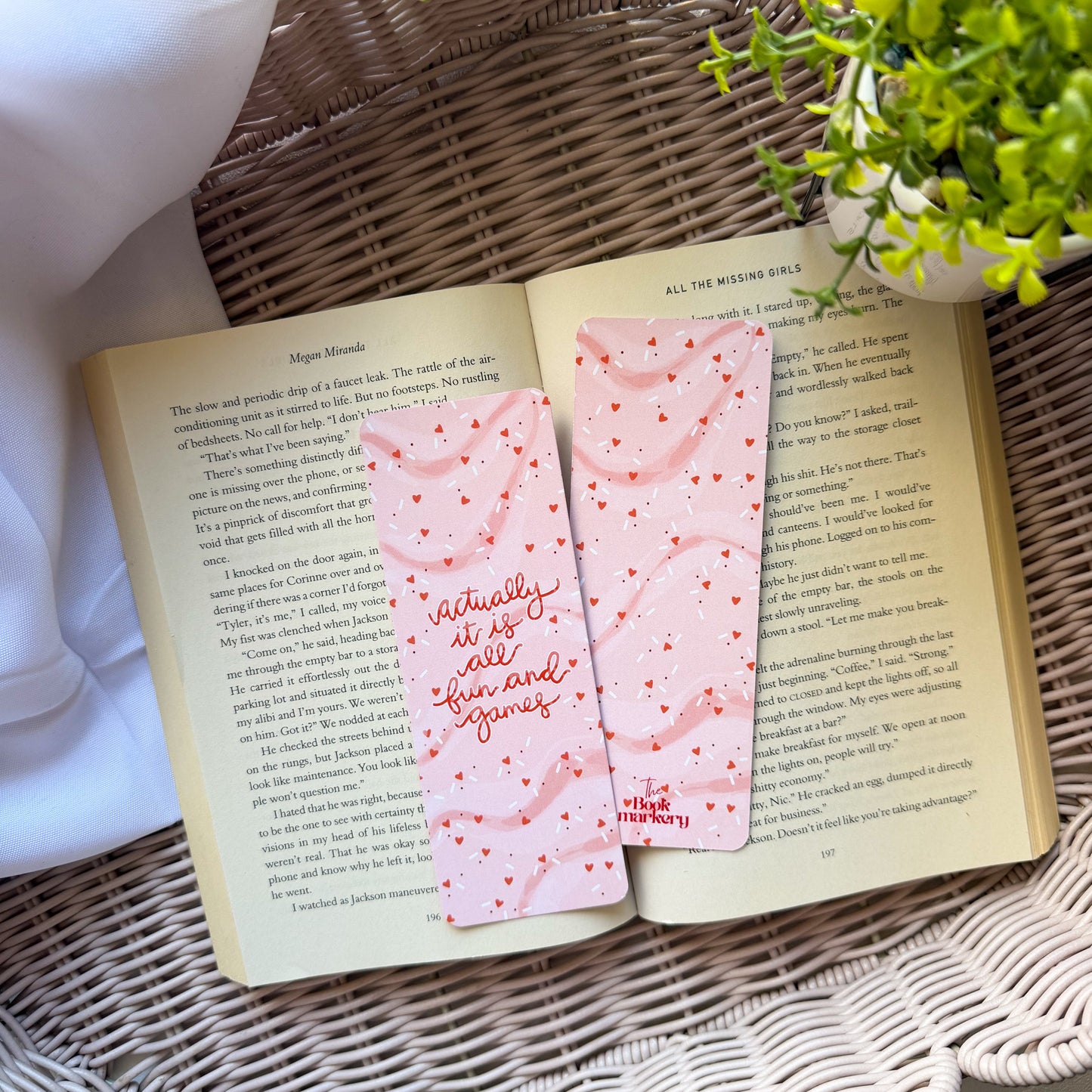 Actually, It Is All Fun and Games Bookmark (Icing Series #2)