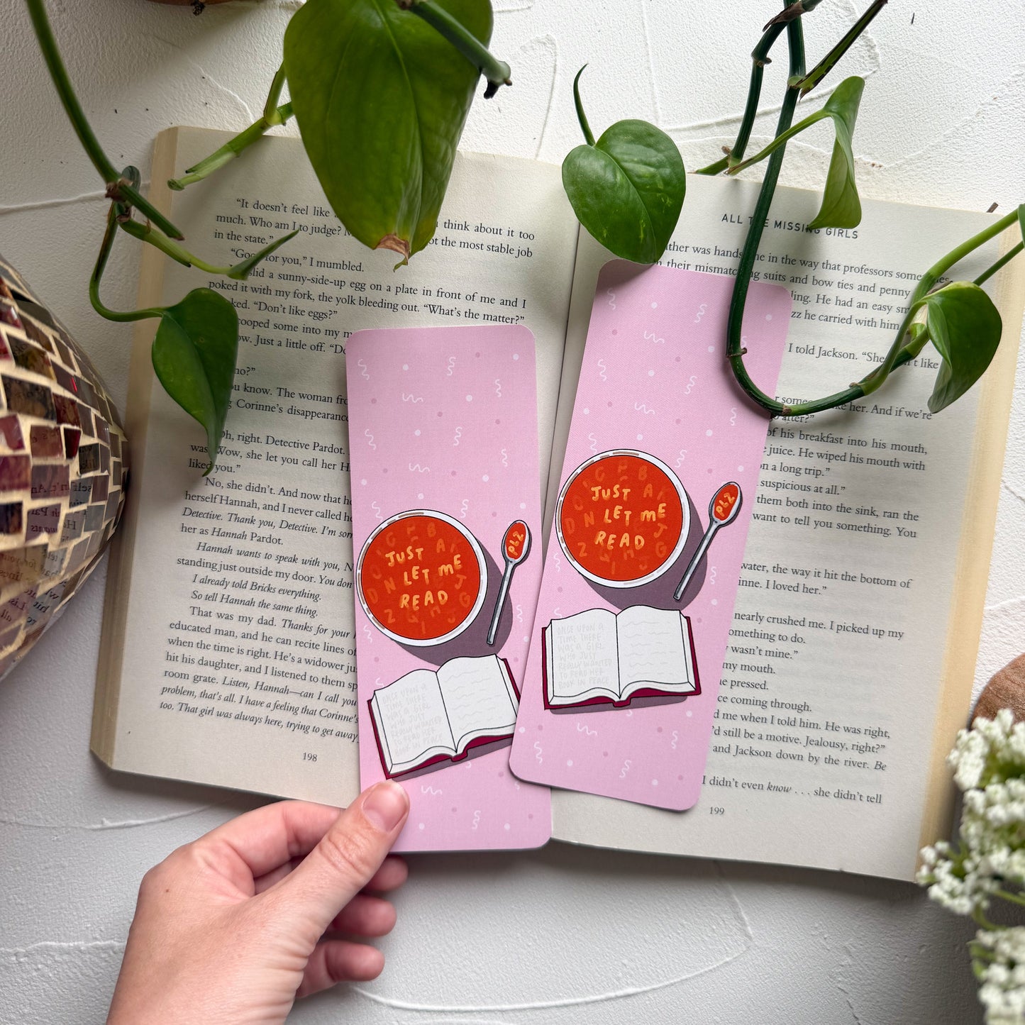 Let Me Read Soup Bookmark