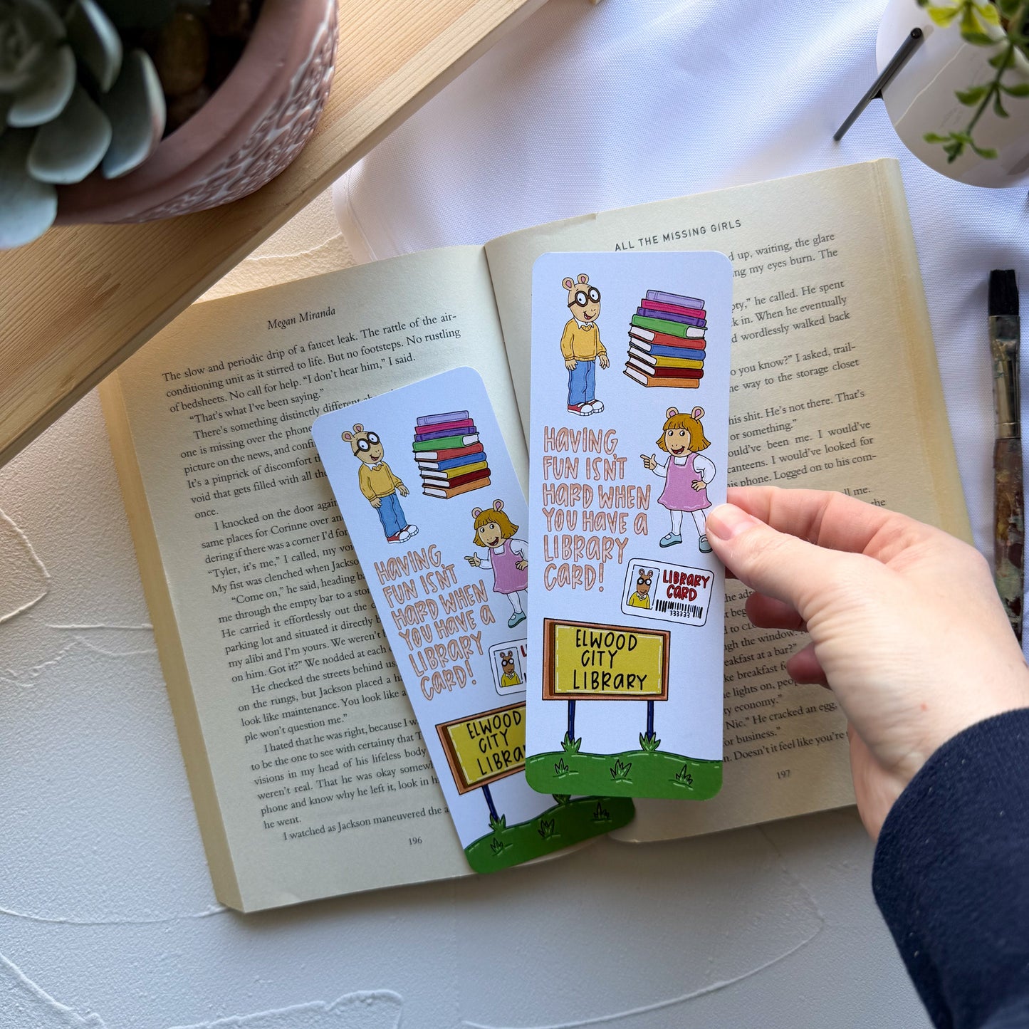 Having Fun Isn't Hard When You Have a Library Card Bookmark (Y2K Cartoon Favs #2)