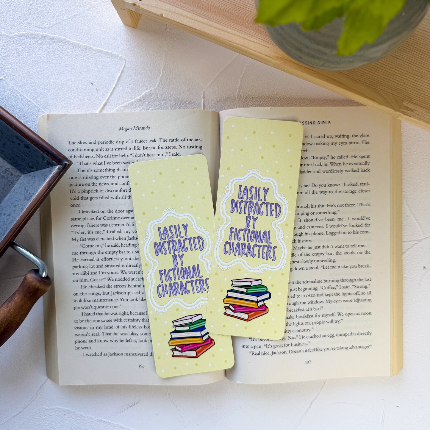Easily Distracted By Fictional Characters Bookmark