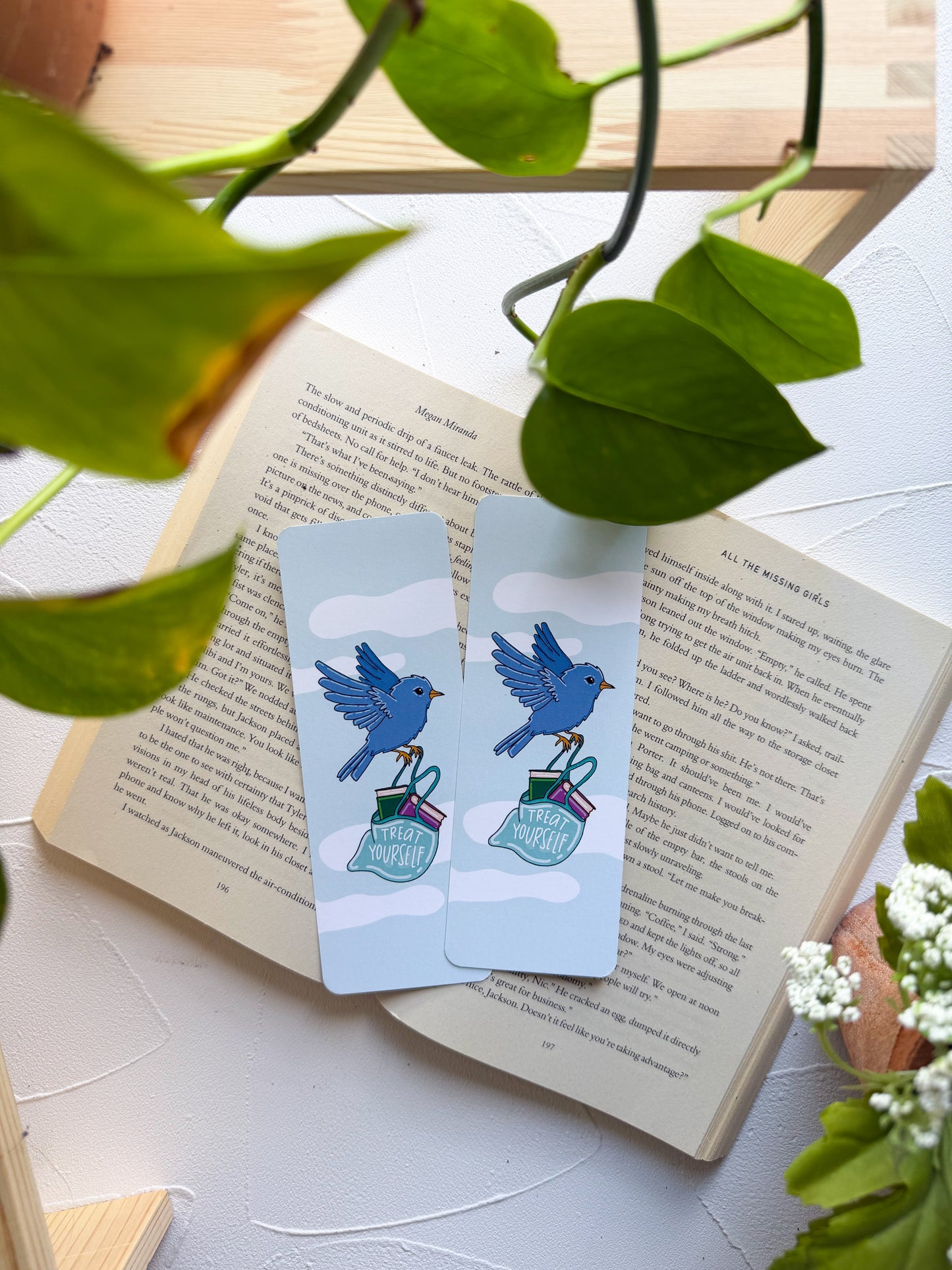 Treat Yourself Bookmark