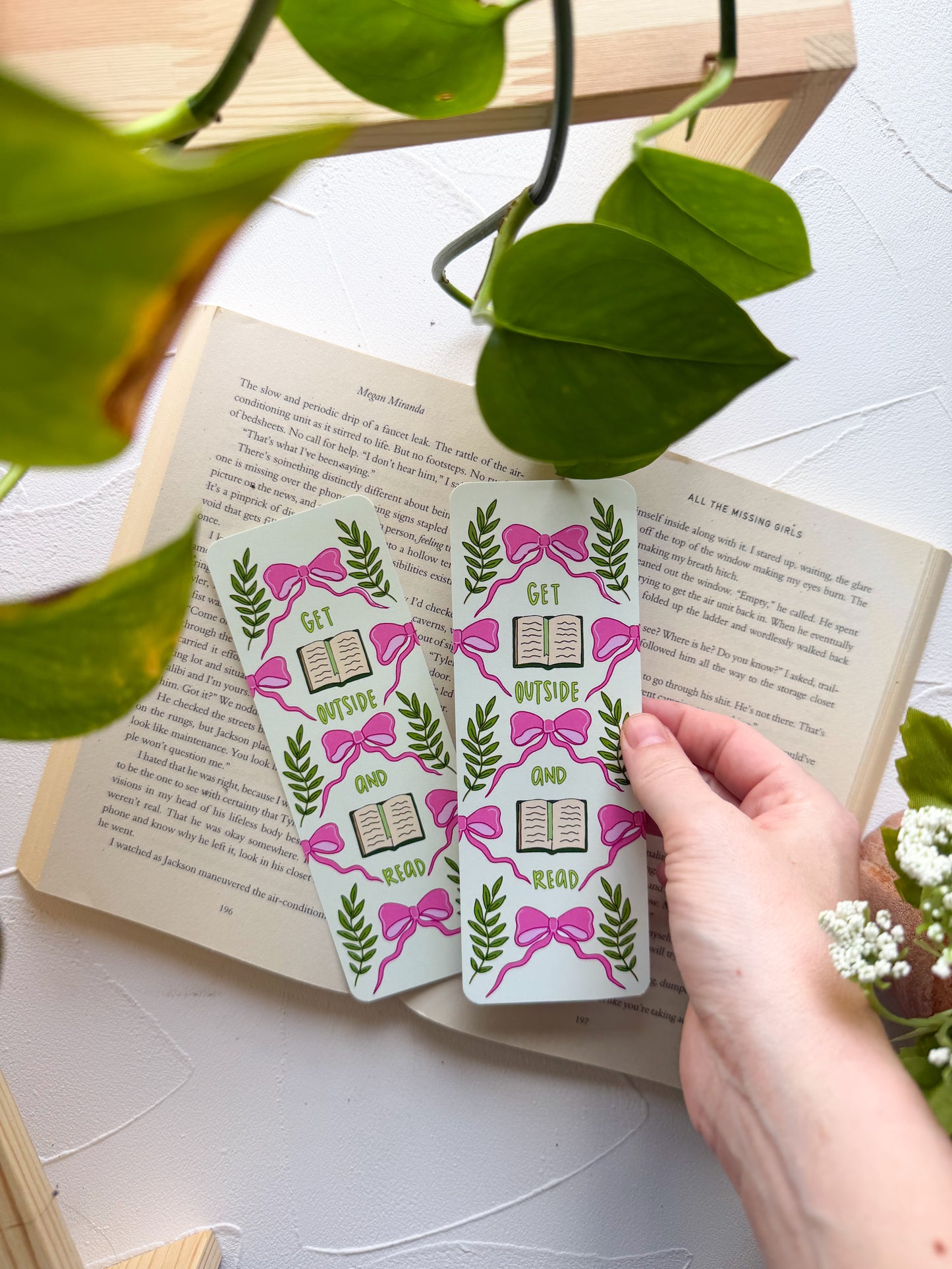 Get Outside and Read Bookmark