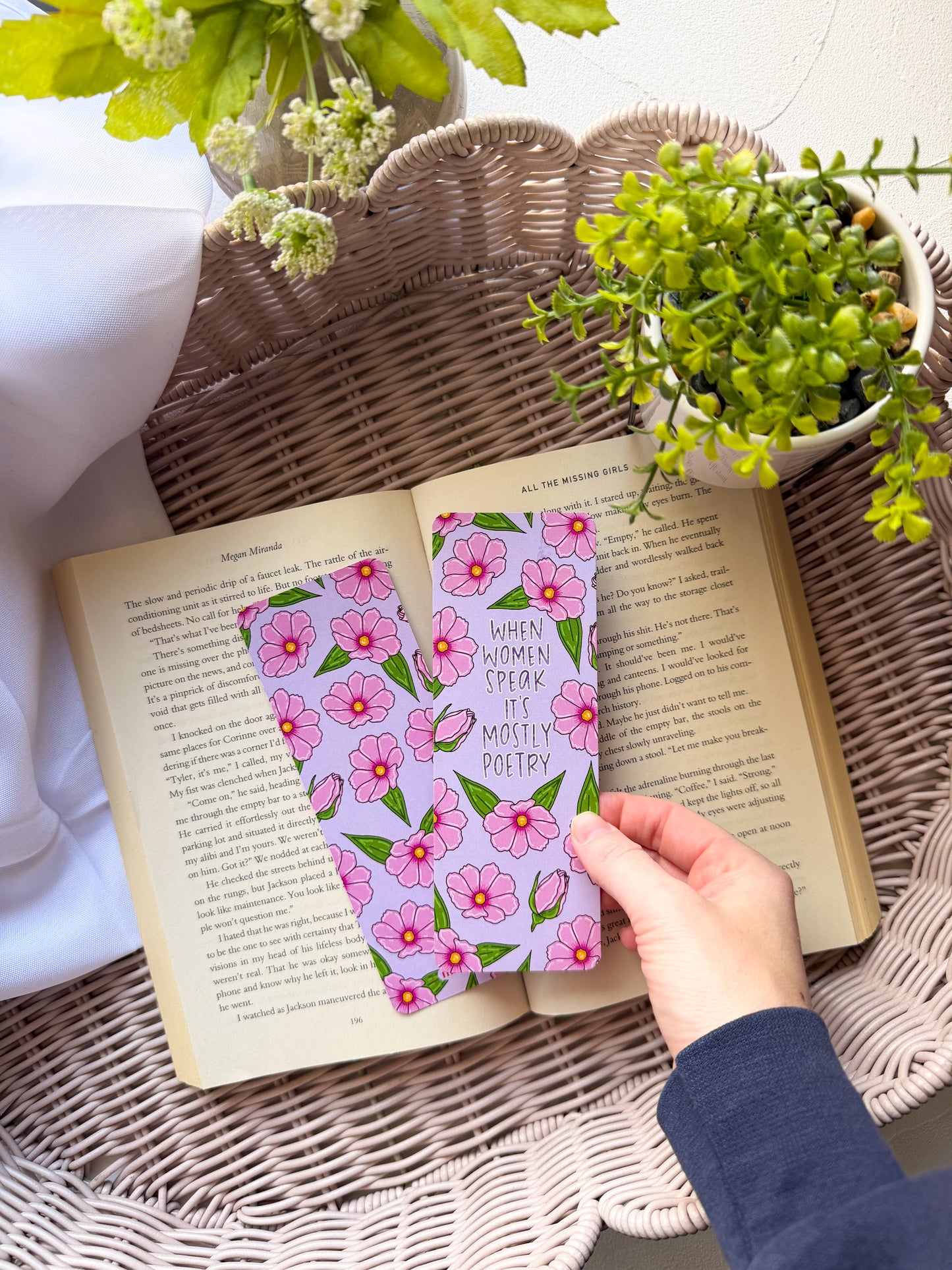 SALE When Women Speak It's Mostly Poetry Bookmark