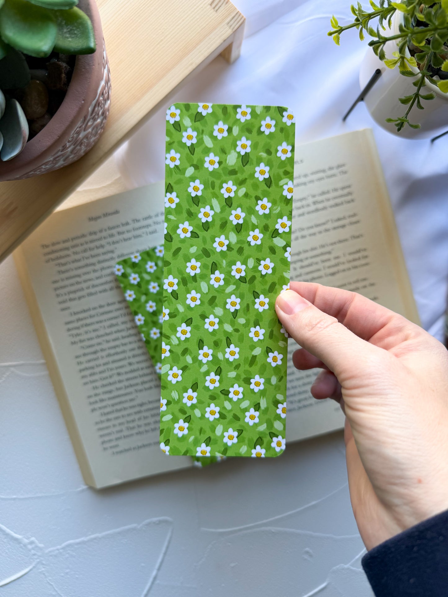 Field Of Daisies Bookmark