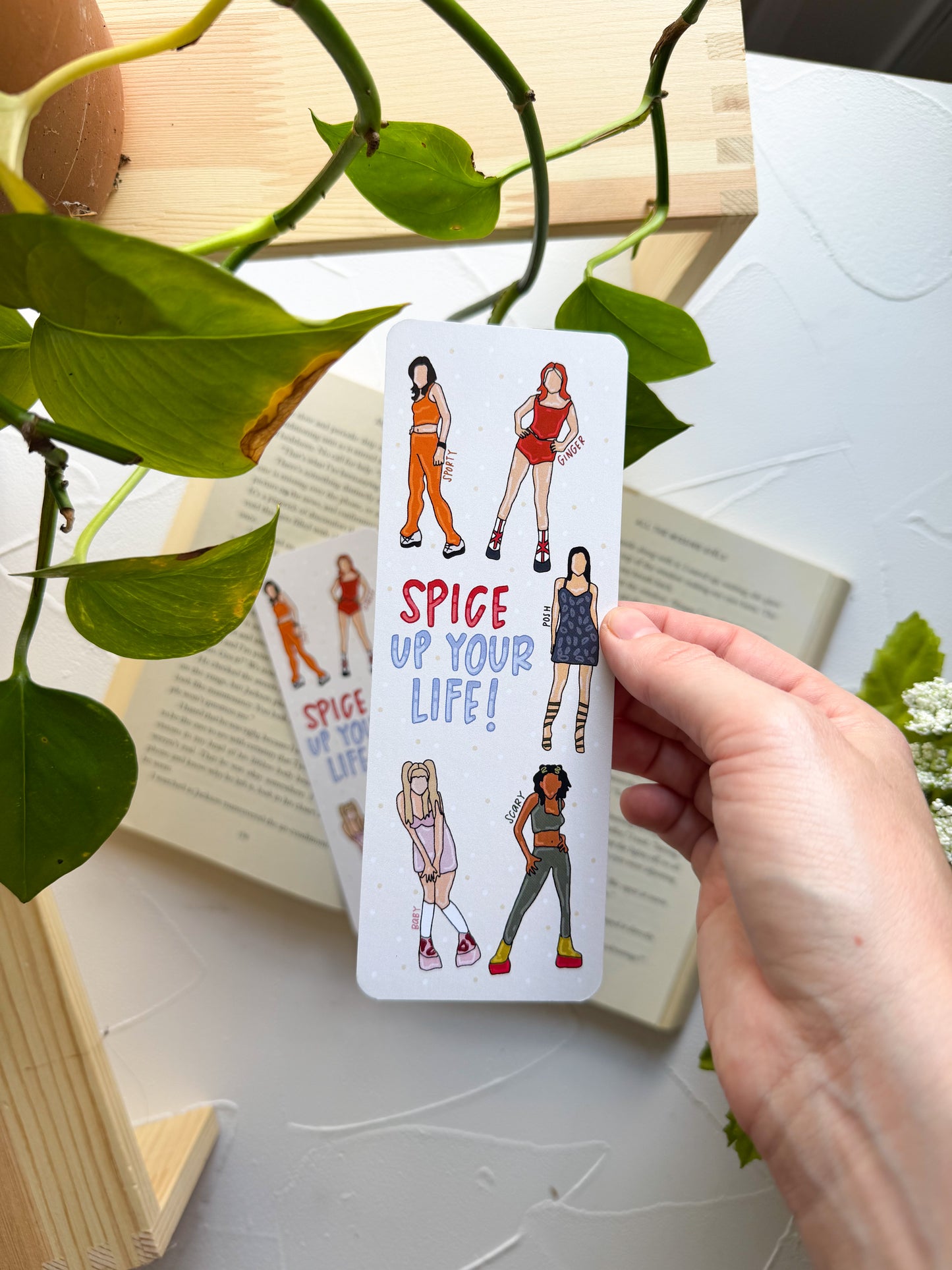 Nostalgic Spice Up Your Life Bookmark