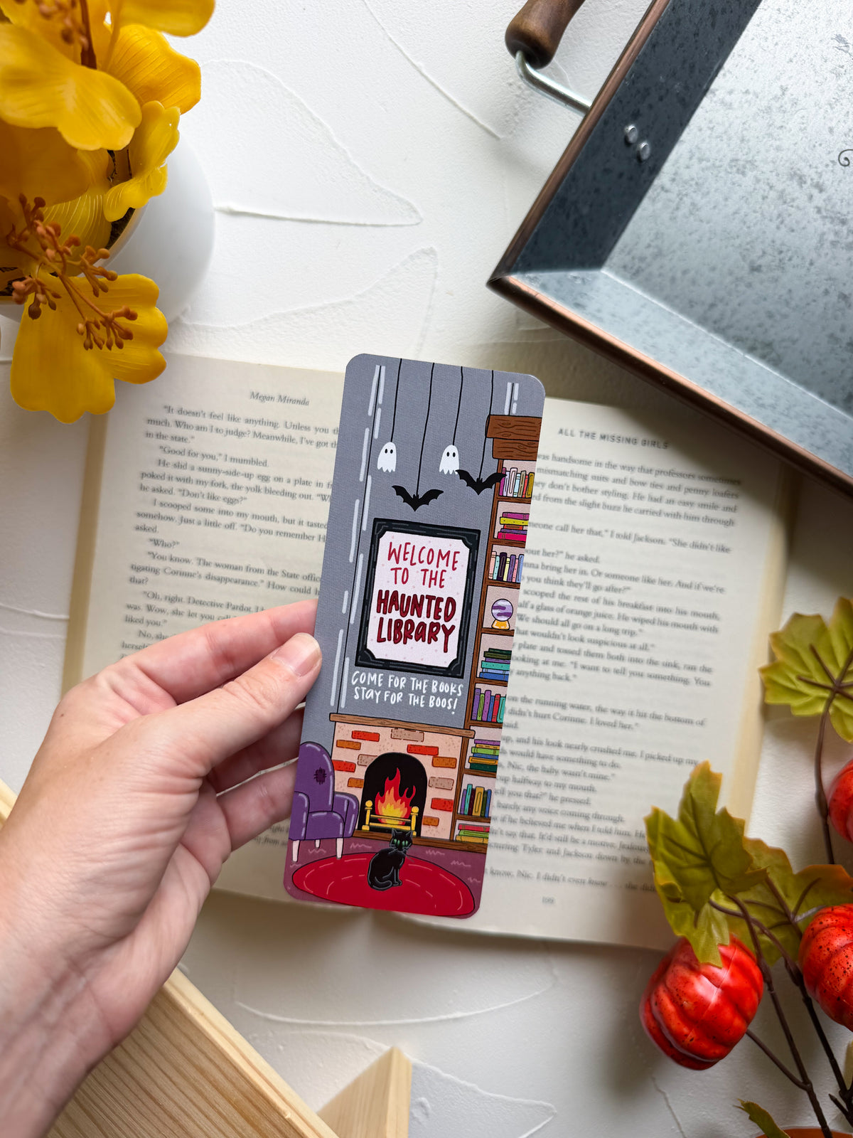Haunted Library Bookmark