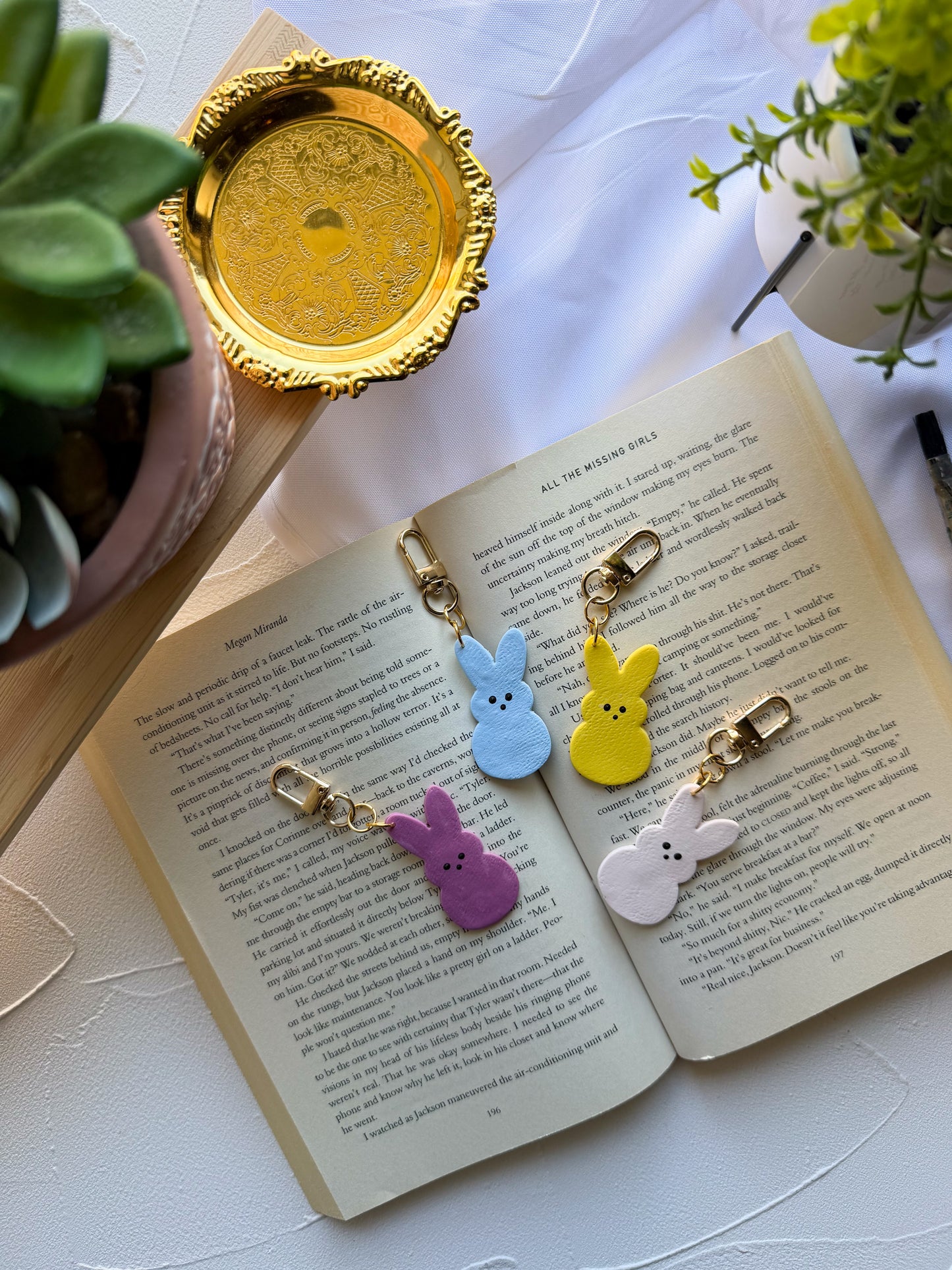 SALE Handmade Peeps Keychain/Bag Charm