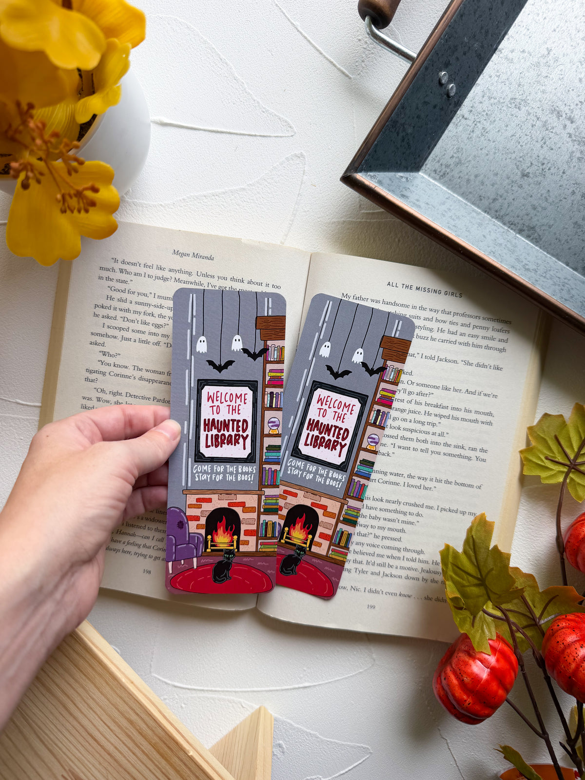Haunted Library Bookmark