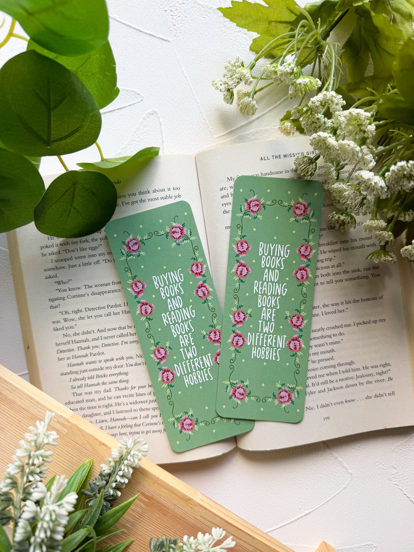 Reading Books & Buying Books Bookmark