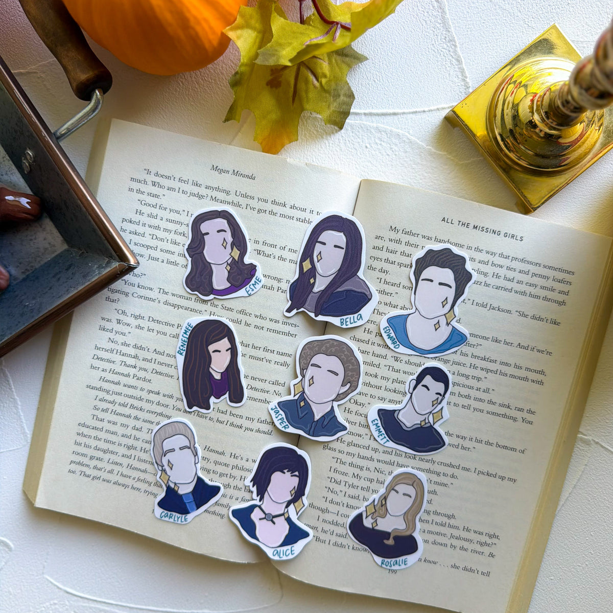 Mystery Cullen Family Members Stickers