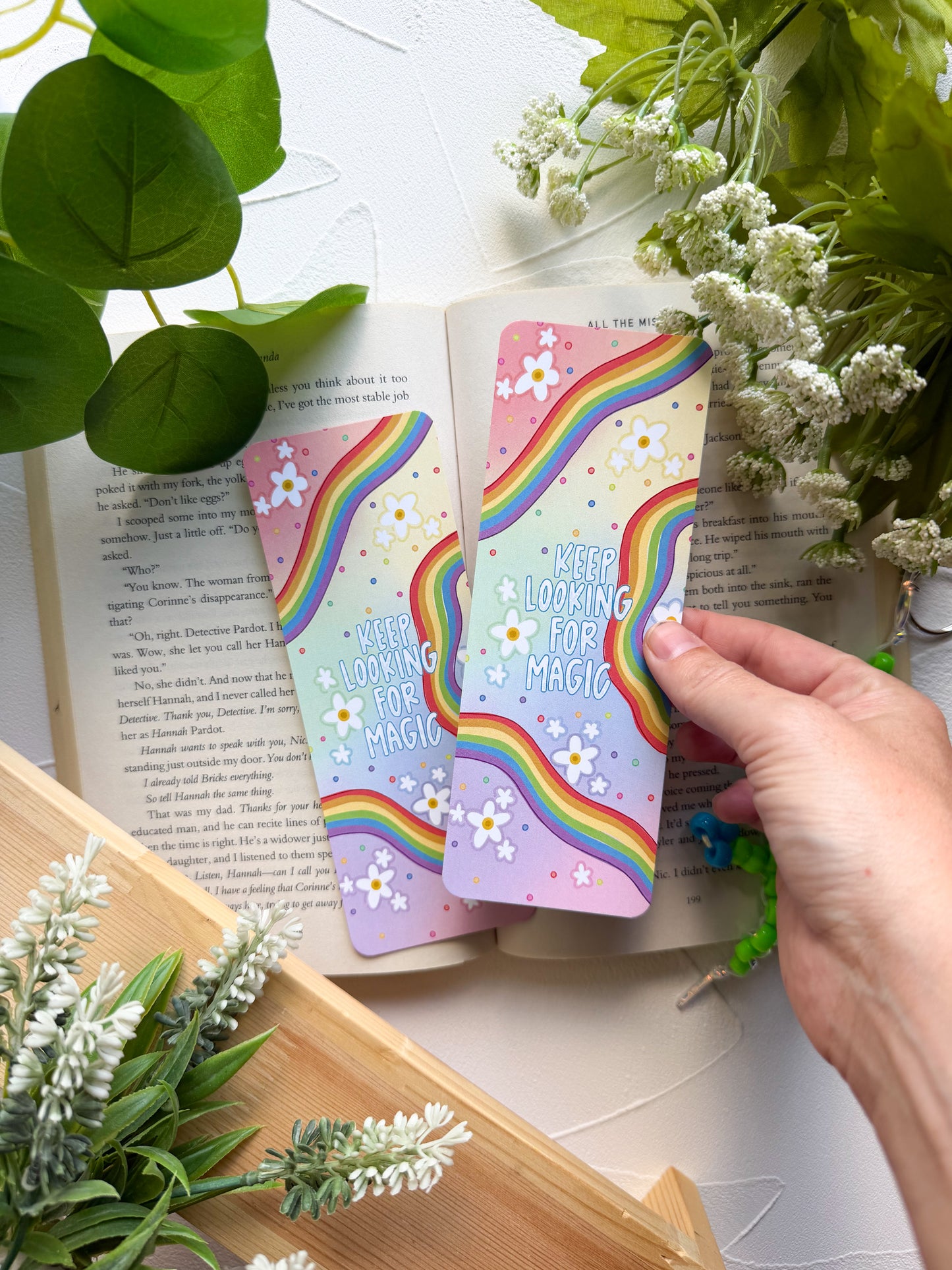 Keep Looking For Magic Bookmark