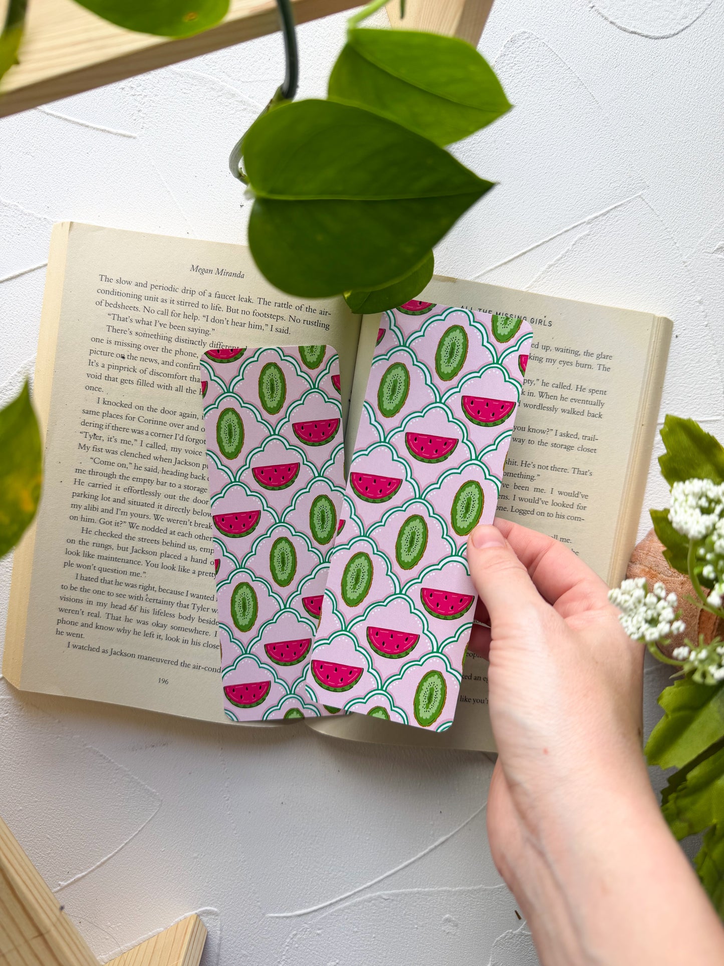 Watermelon Kiwi Bookmark