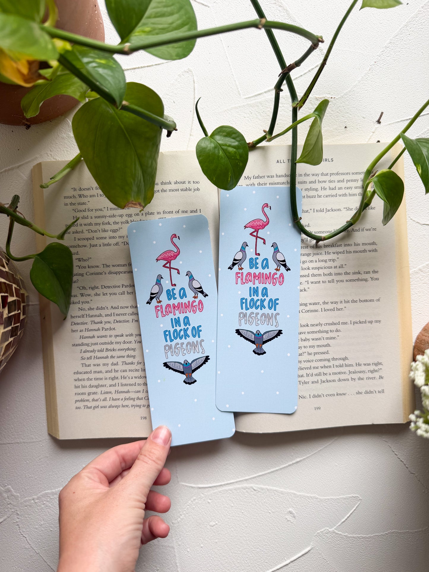 Be A Flamingo Bookmark