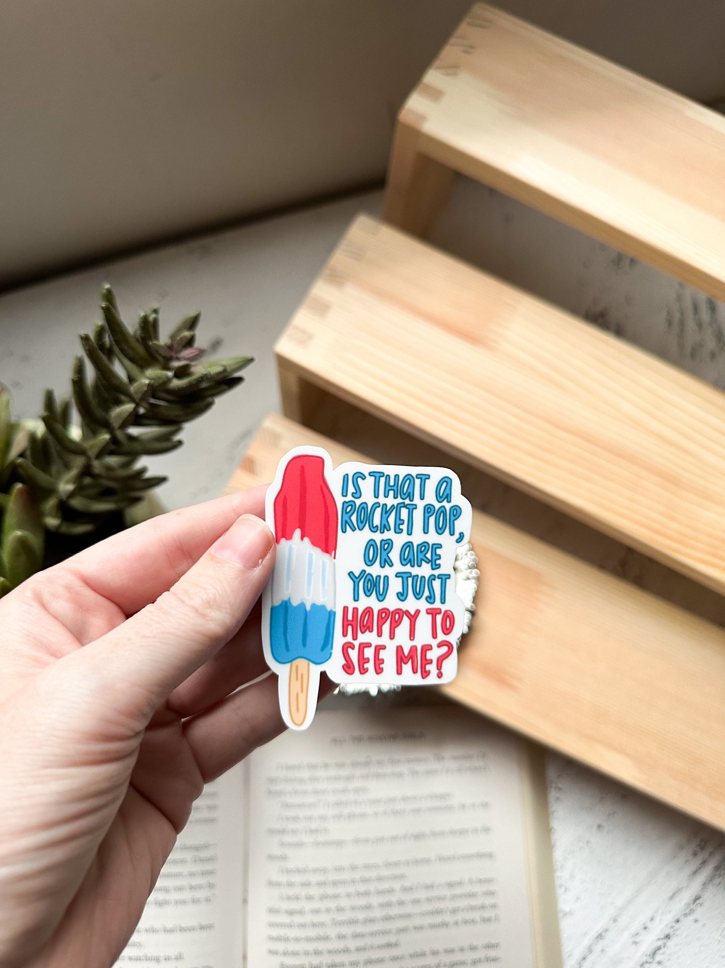 Happy To See Me Sticker