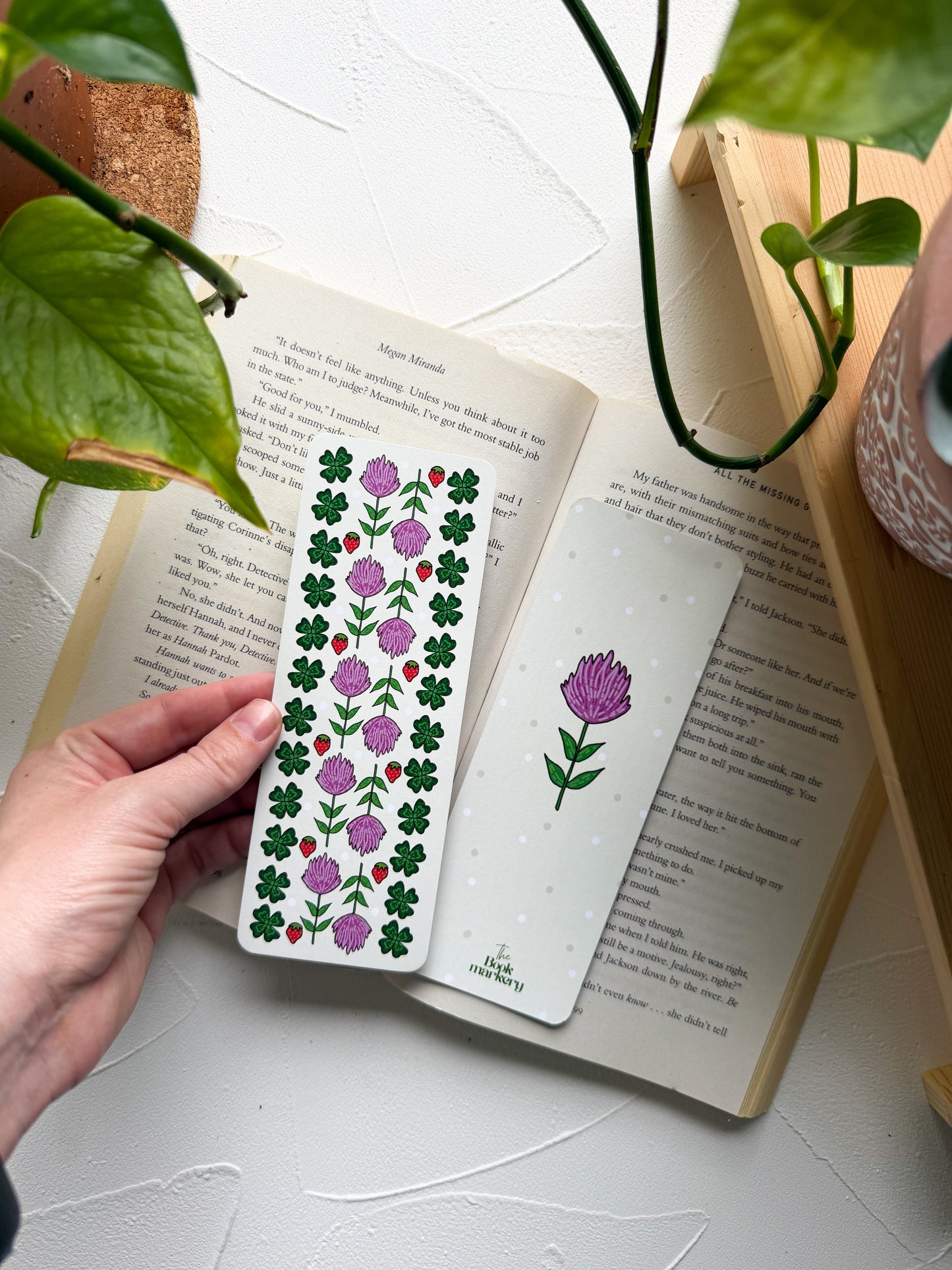 Spring Clover Bookmark