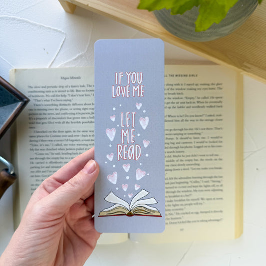 If You Love Me, Let Me Read Bookmark