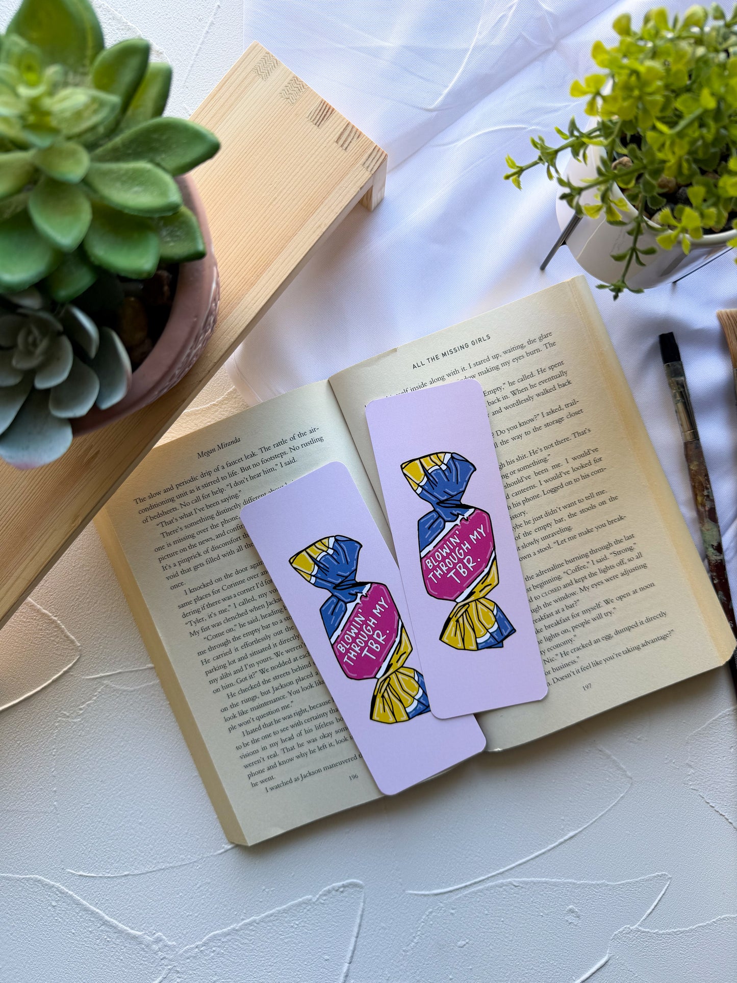 Blowin' Through My TBR Bookmark