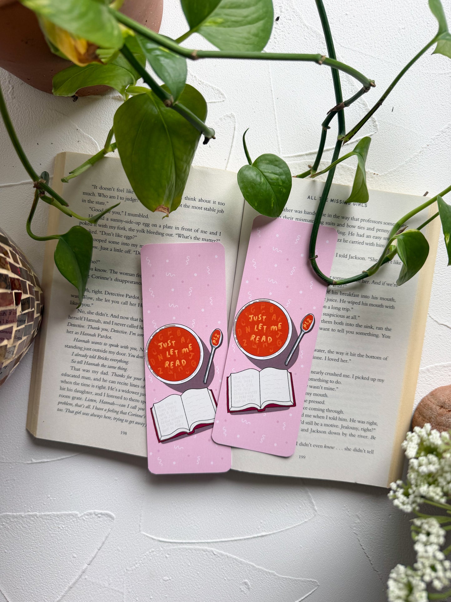 Let Me Read Soup Bookmark