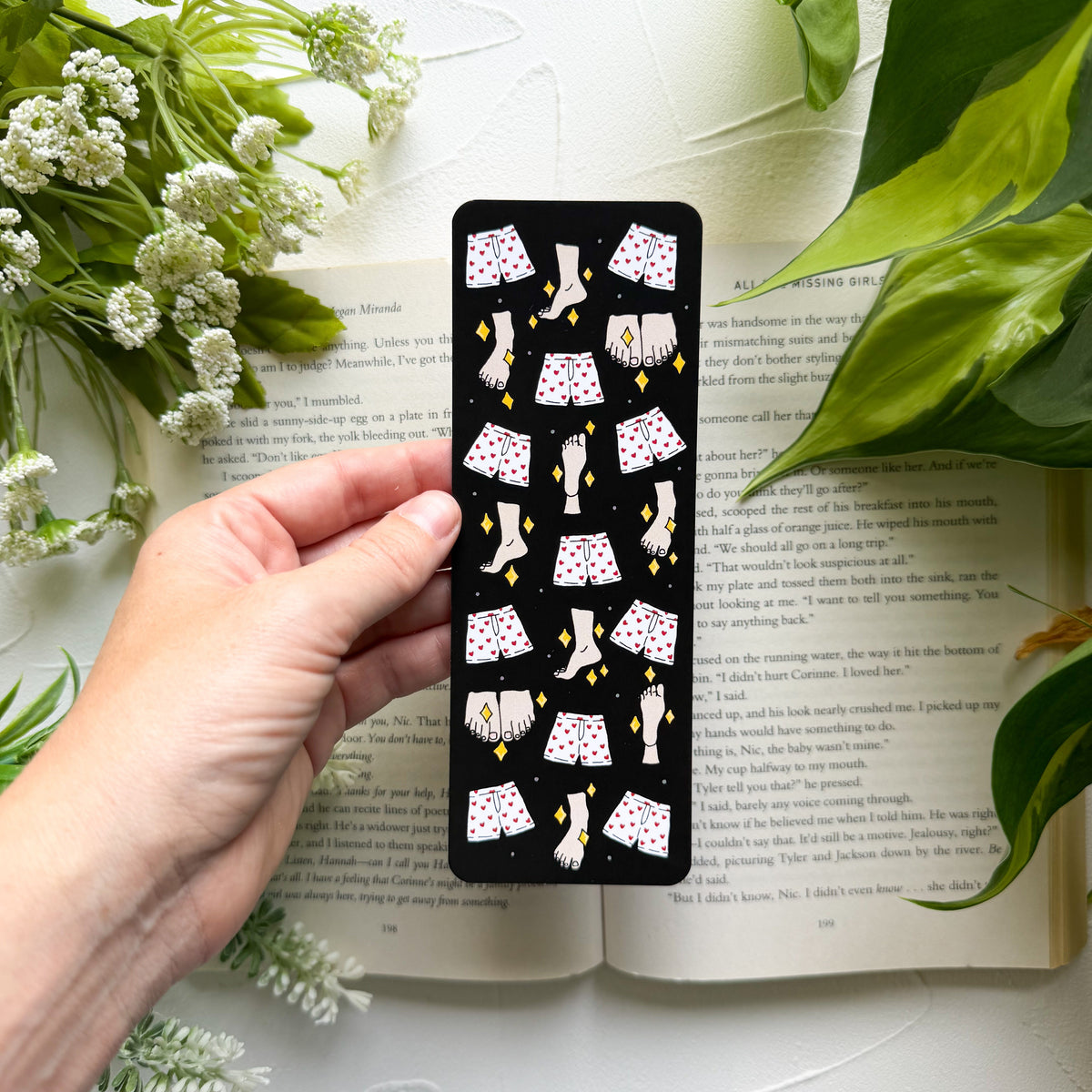 Invulnerable Sparkly Feet Dungeon Bookmark