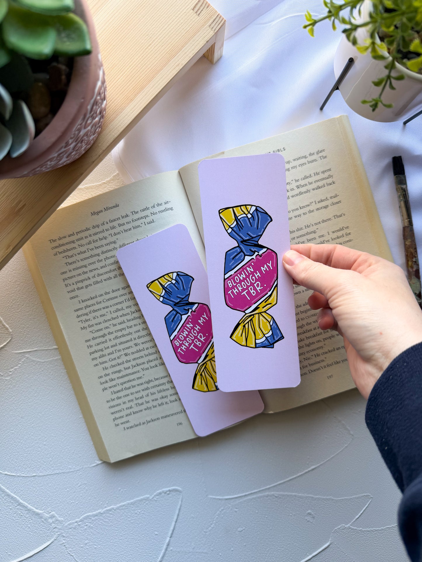 Blowin' Through My TBR Bookmark
