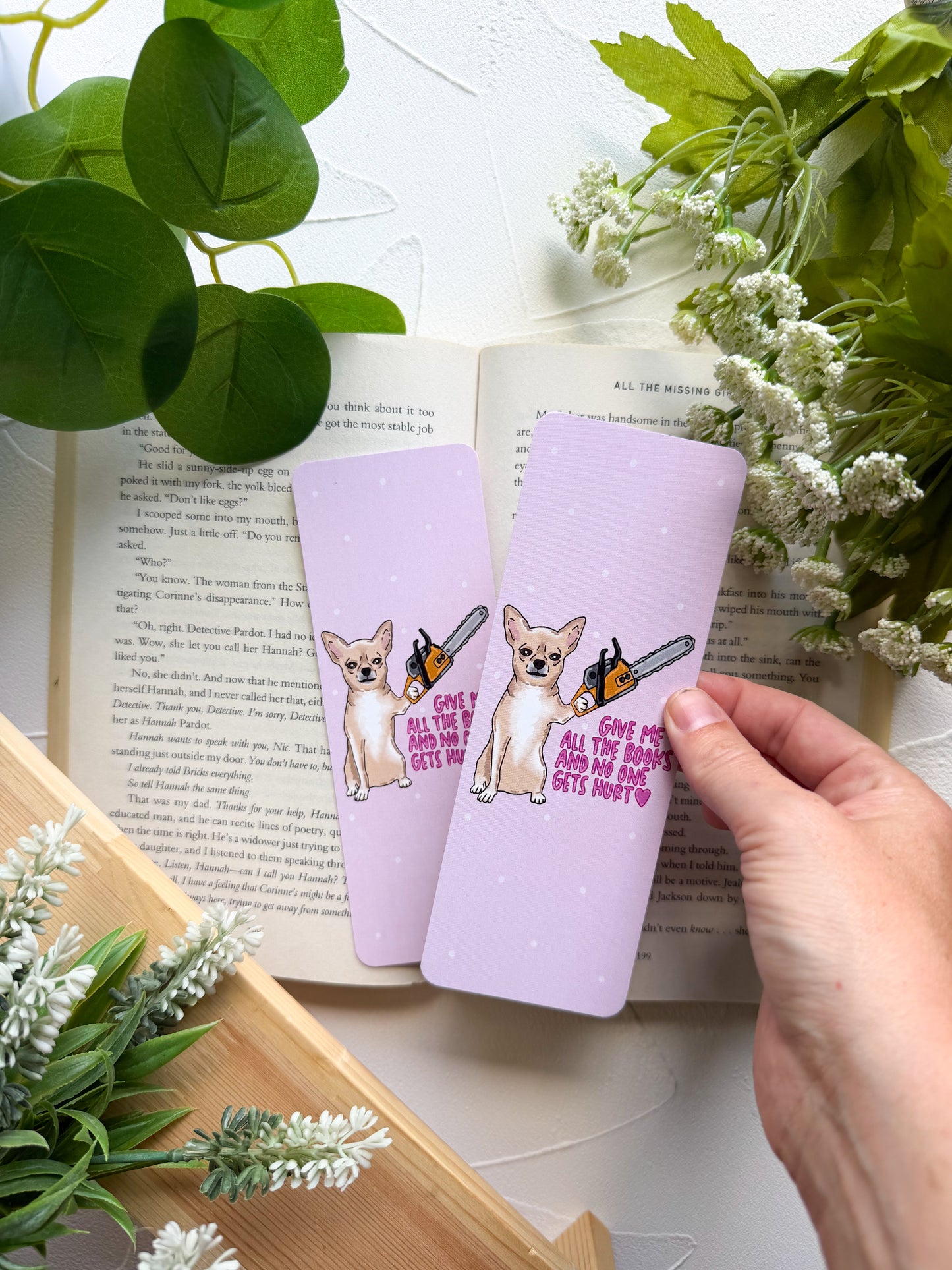 Give Me All the Books and No One Gets Hurt Bookmark