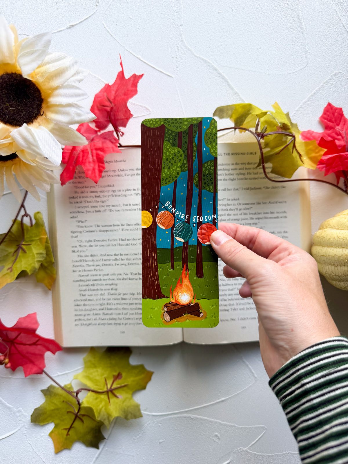 Bonfire Season Bookmark