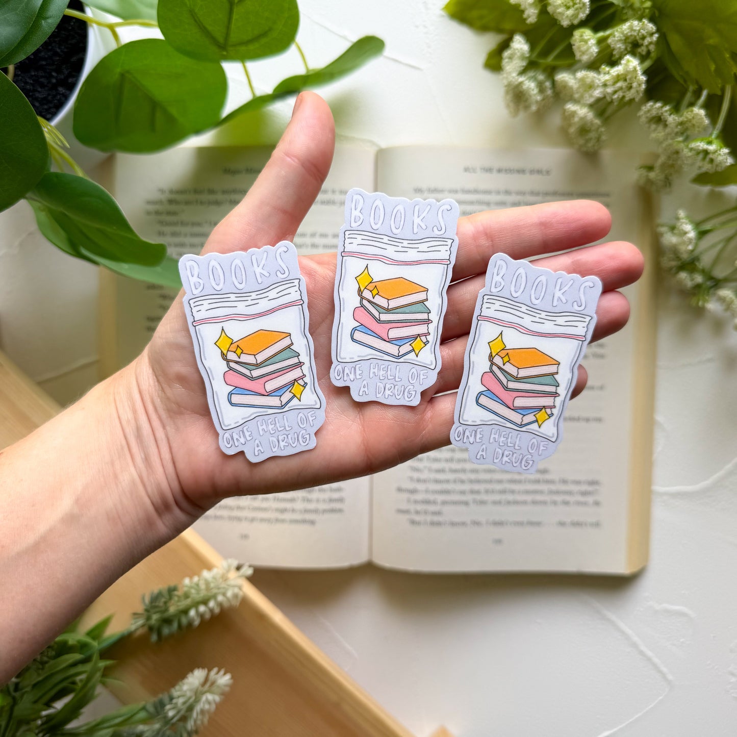 Books! One Hell of a Drug Sticker