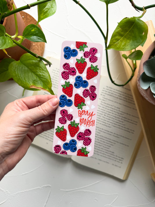 Berry Bookish Bookmark