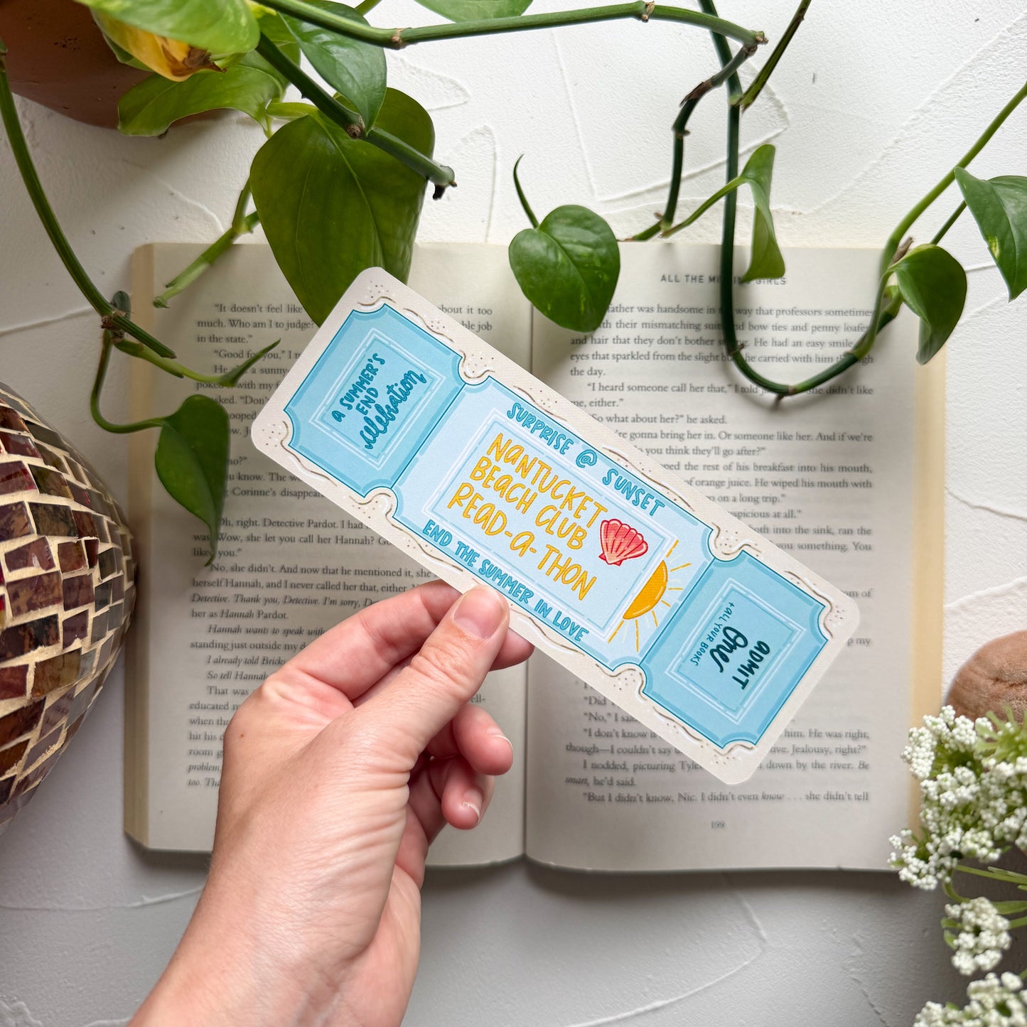 Nantucket Read-a-thon Bookmark